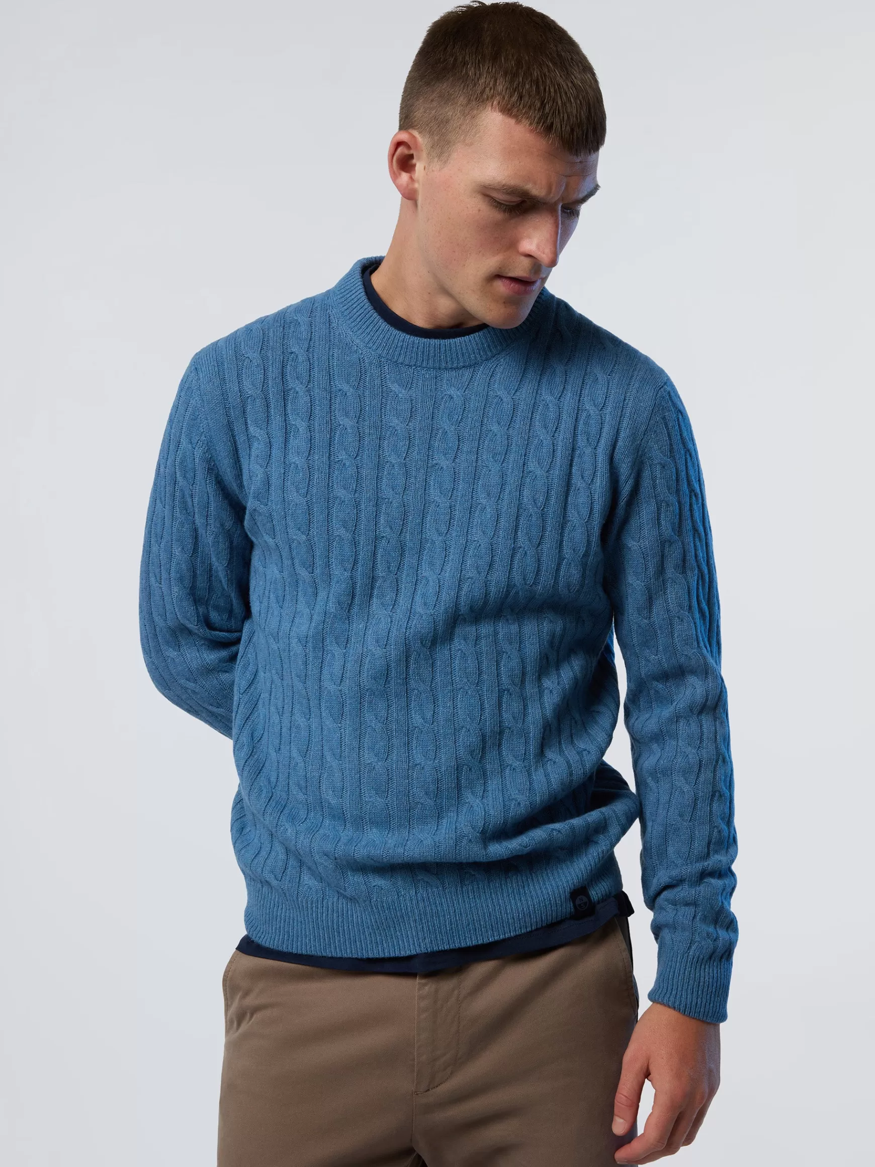 North Sails Maglione in cashmere a trecce>Uomo Shop By Look | Maglioni E Cardigan