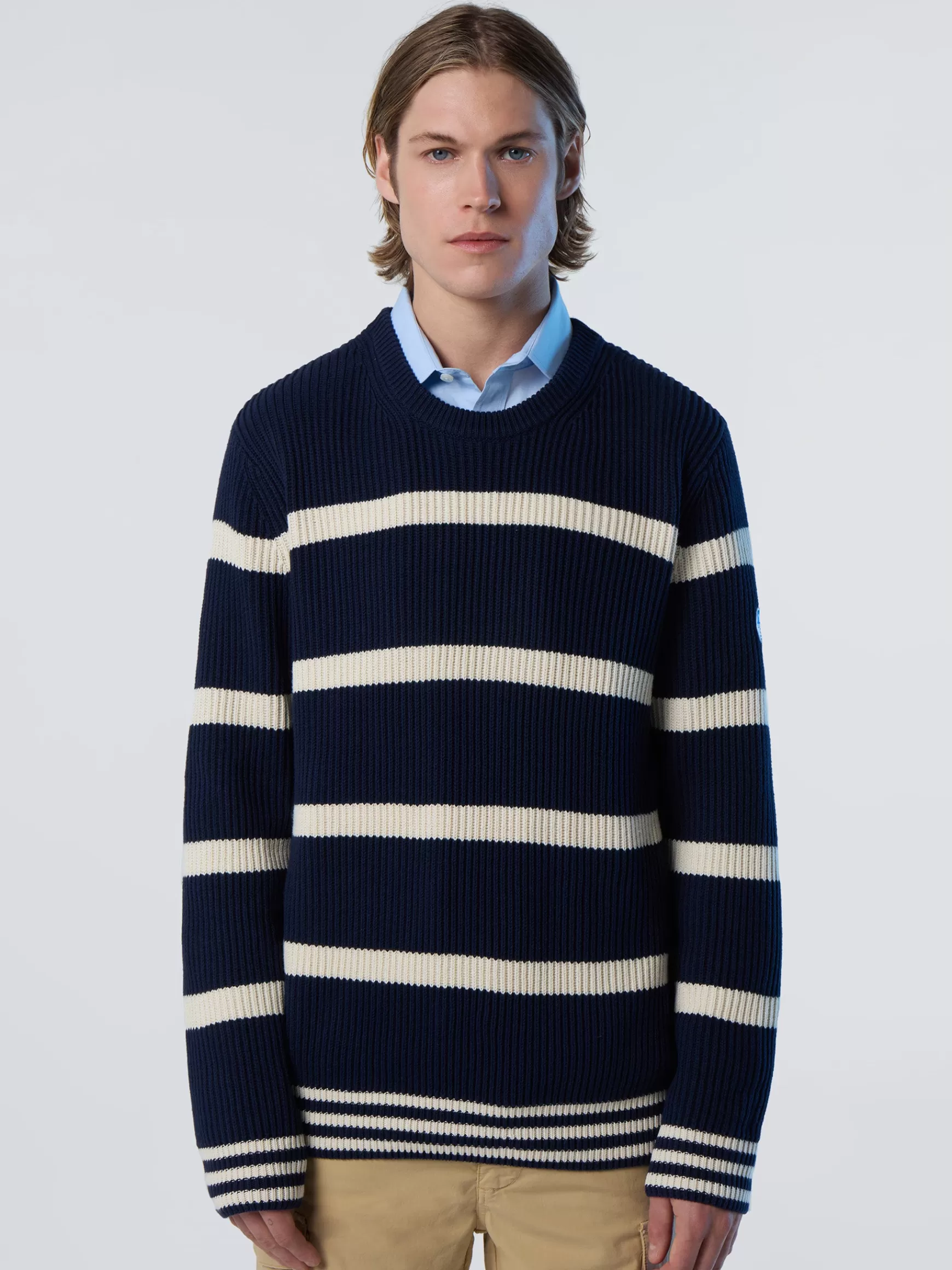 North Sails Maglione in cotone a coste>Uomo Outlet | Maglioni E Cardigan