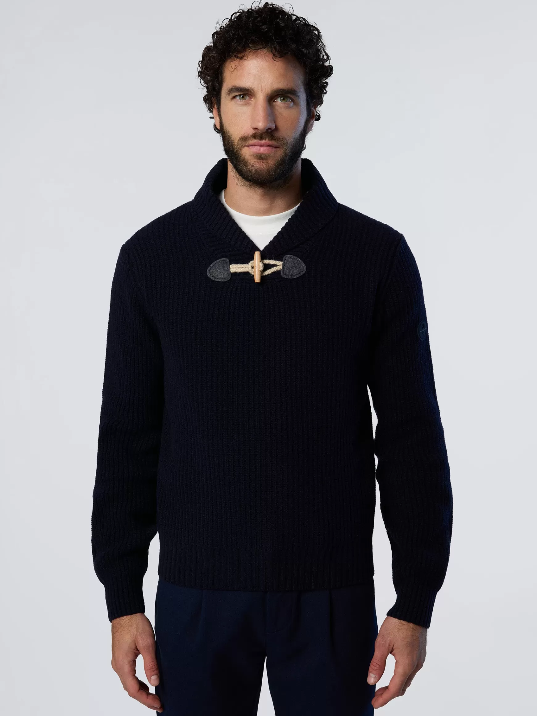 North Sails Maglione in lana a trecce>Uomo Maglioni E Cardigan
