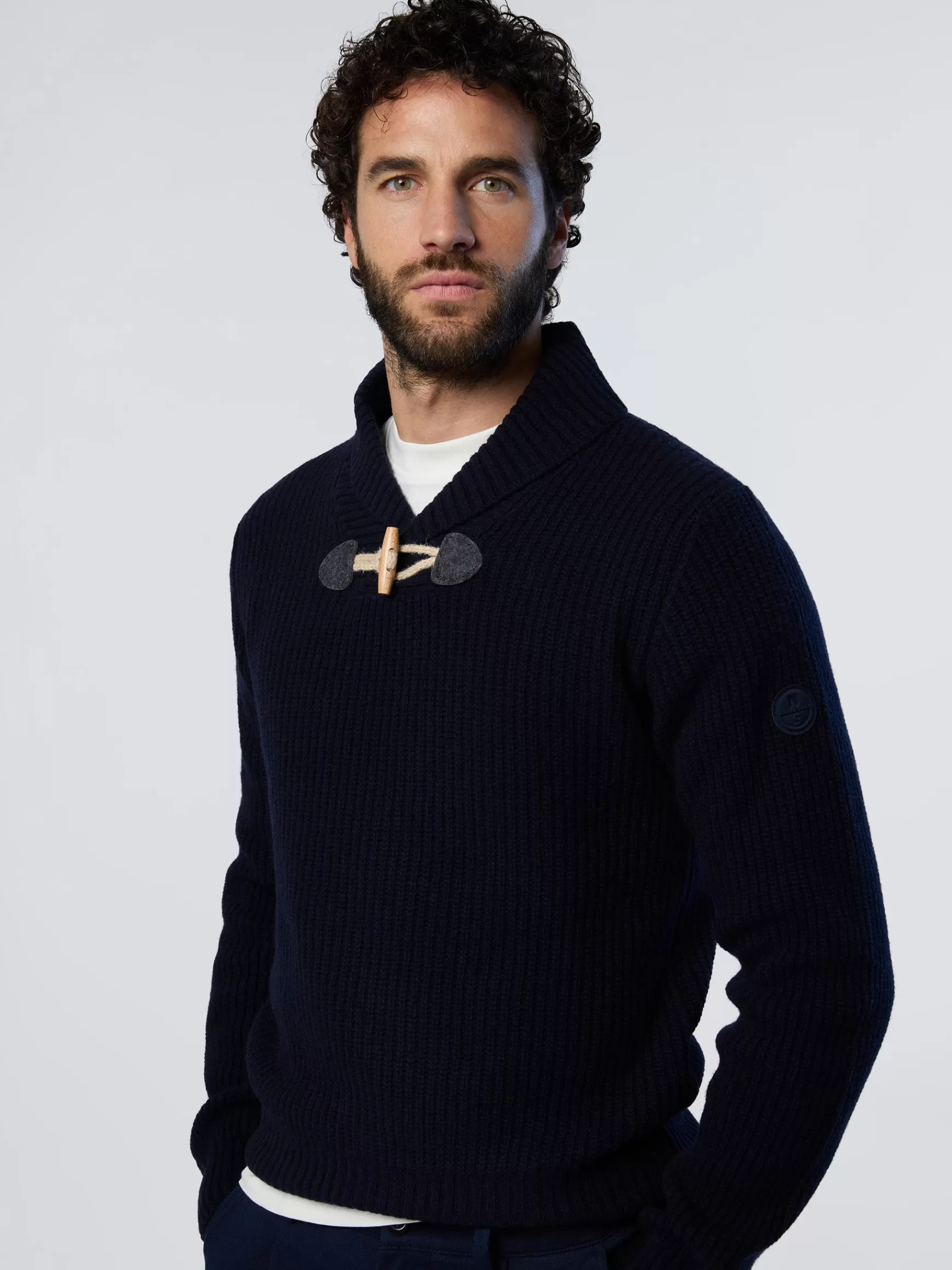 North Sails Maglione in lana a trecce>Uomo Maglioni E Cardigan