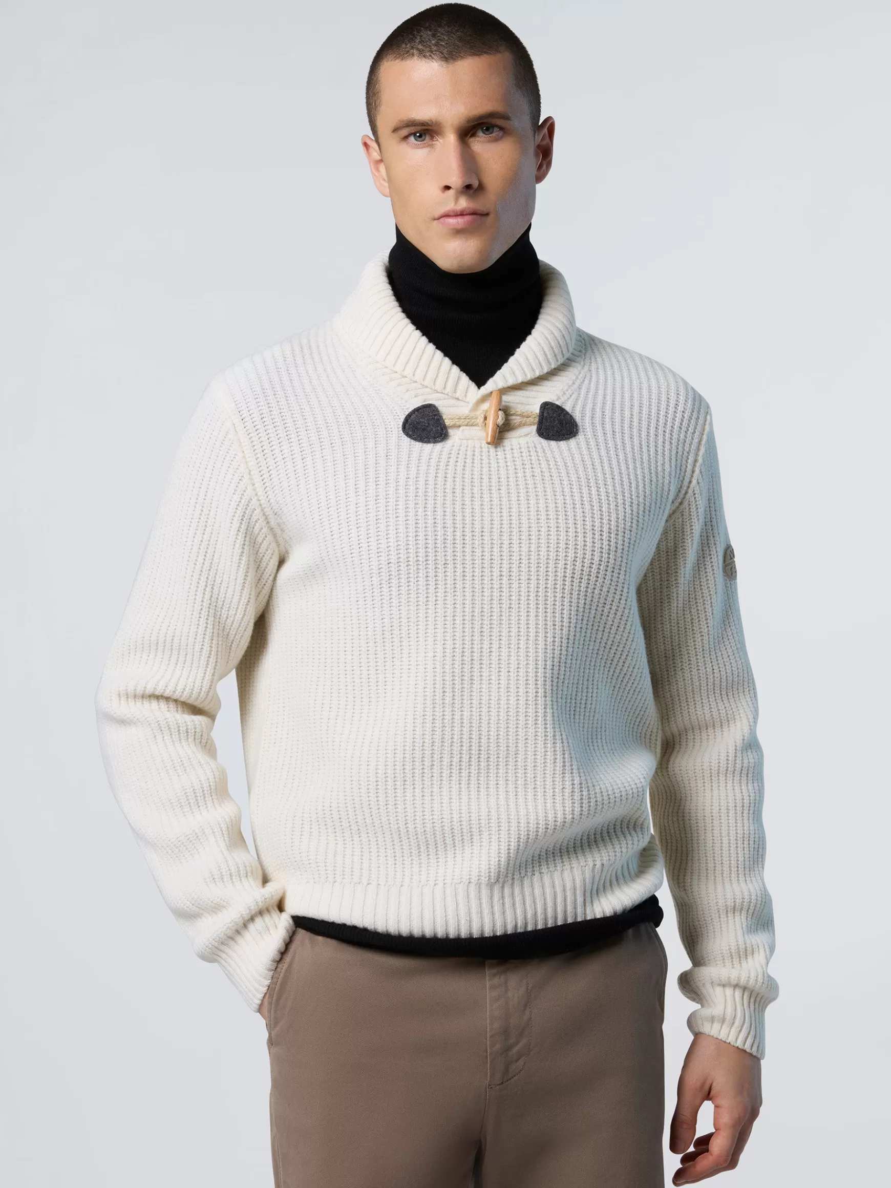 North Sails Maglione in lana a trecce>Uomo Maglioni E Cardigan