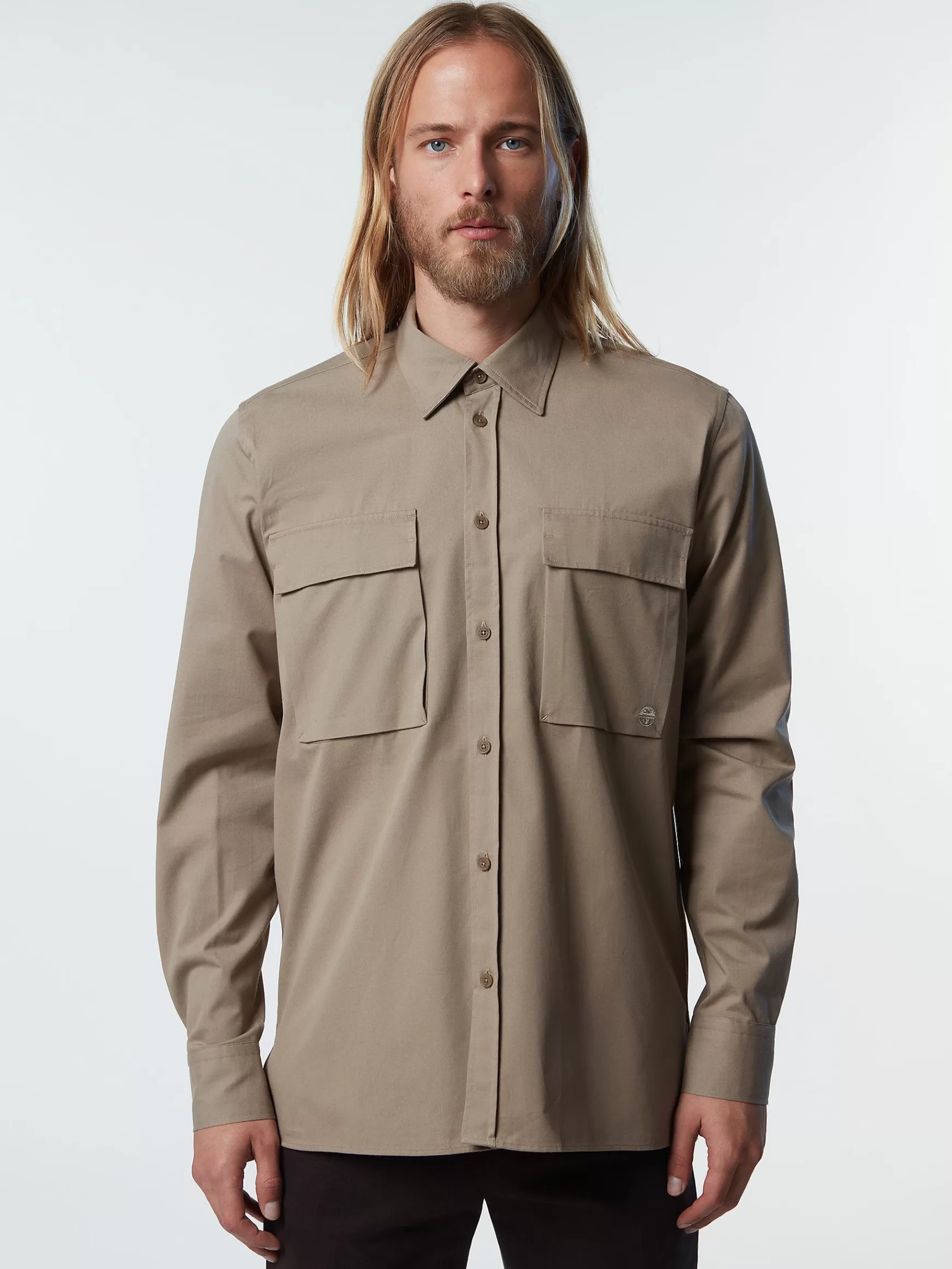 North Sails Overshirt in twill di cotone>Uomo Outlet | Camicie