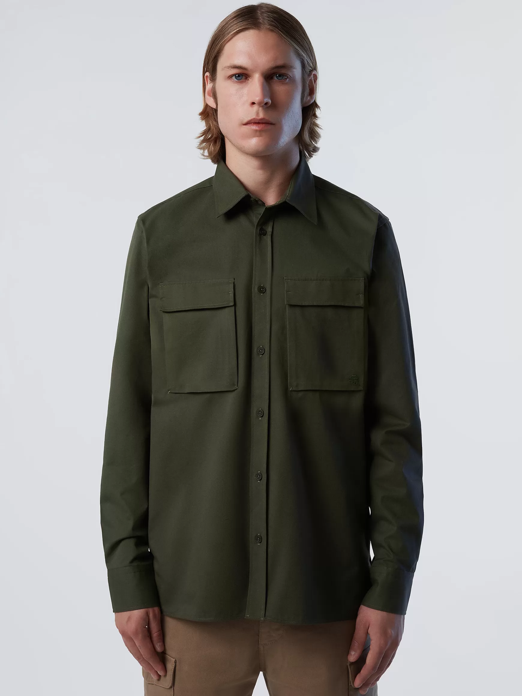 North Sails Overshirt in twill di cotone>Uomo Outlet | Camicie