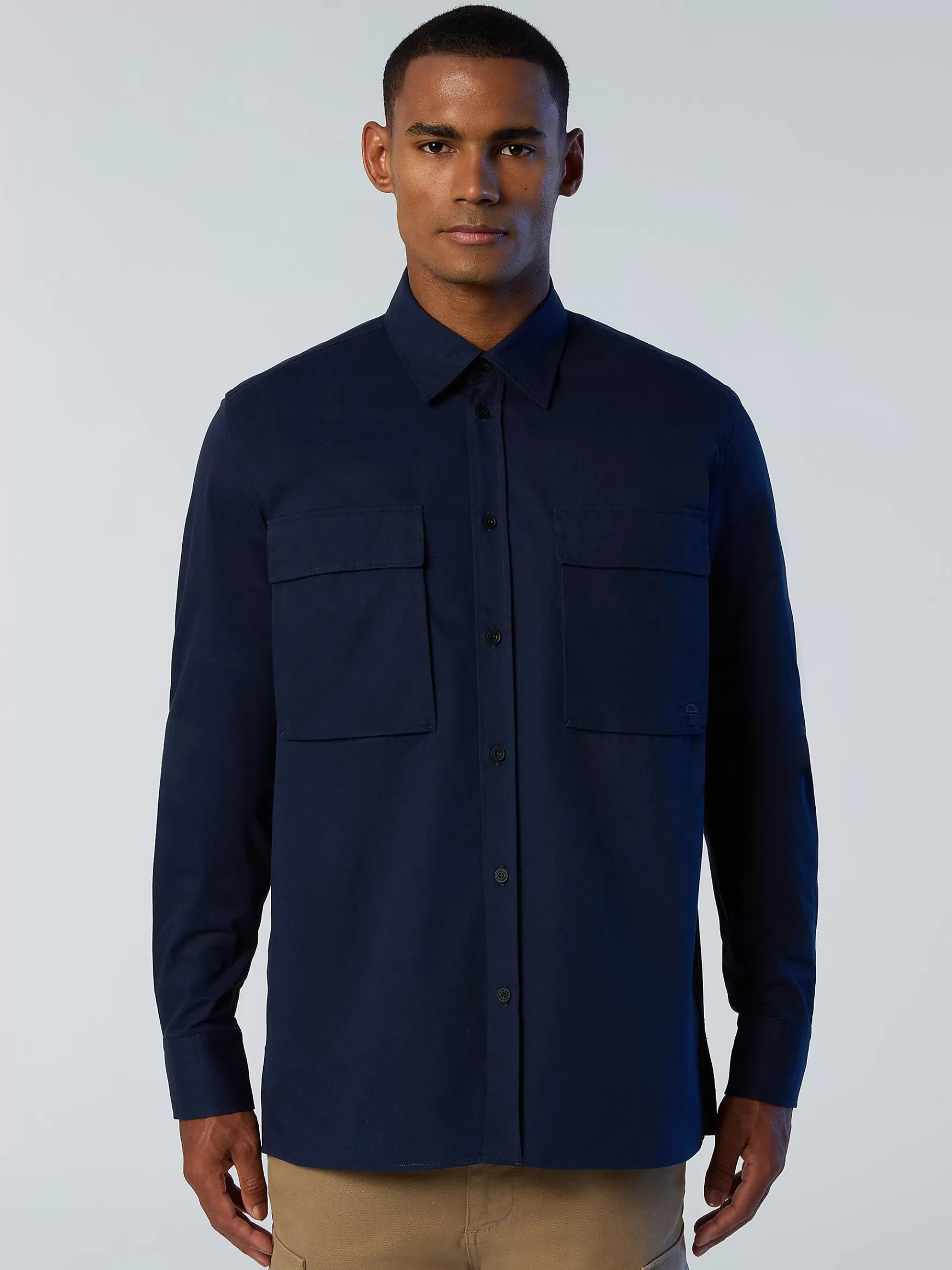 North Sails Overshirt in twill di cotone>Uomo Outlet | Camicie