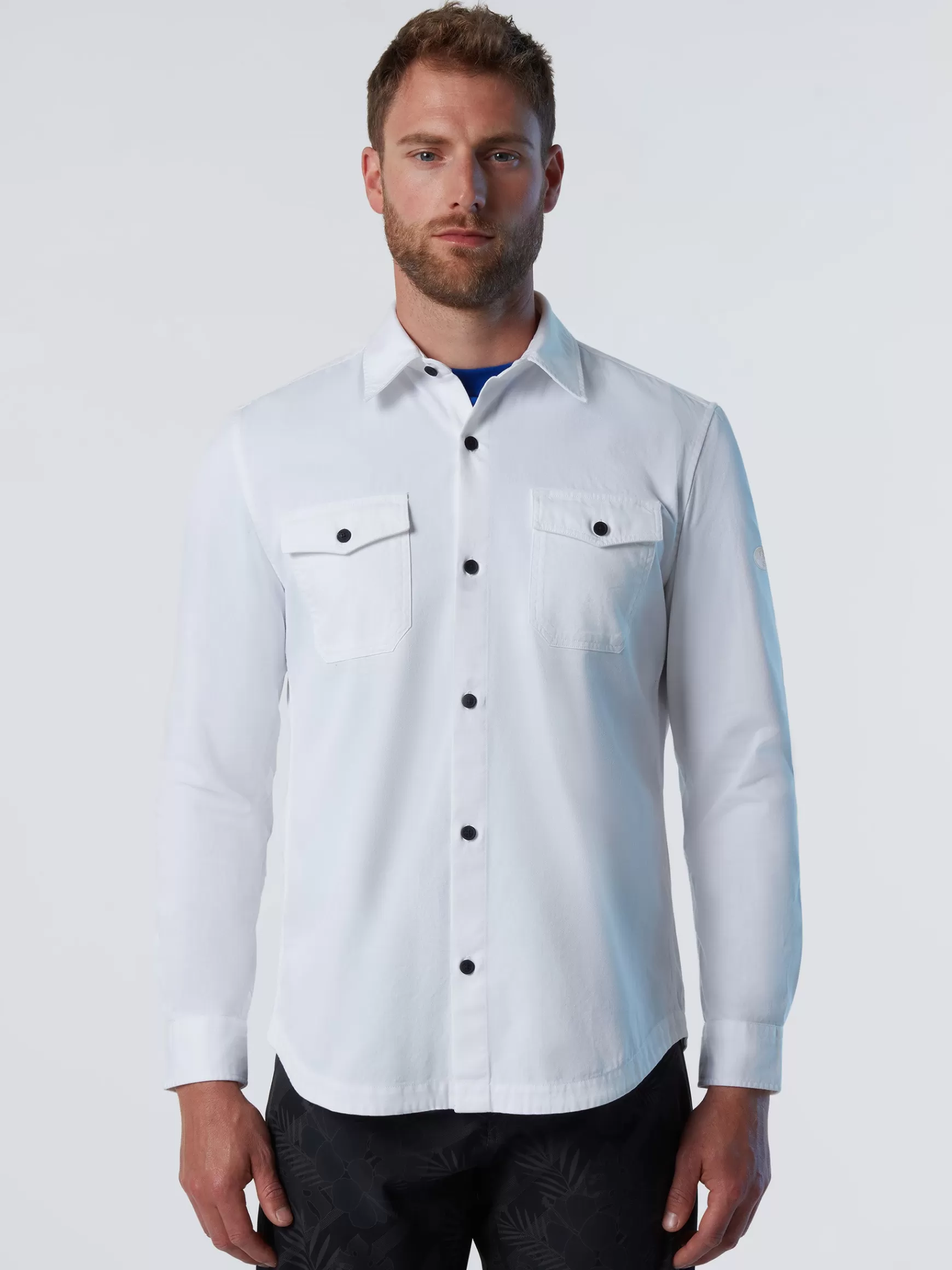 North Sails Overshirt in twill organico>Uomo Outlet | Camicie