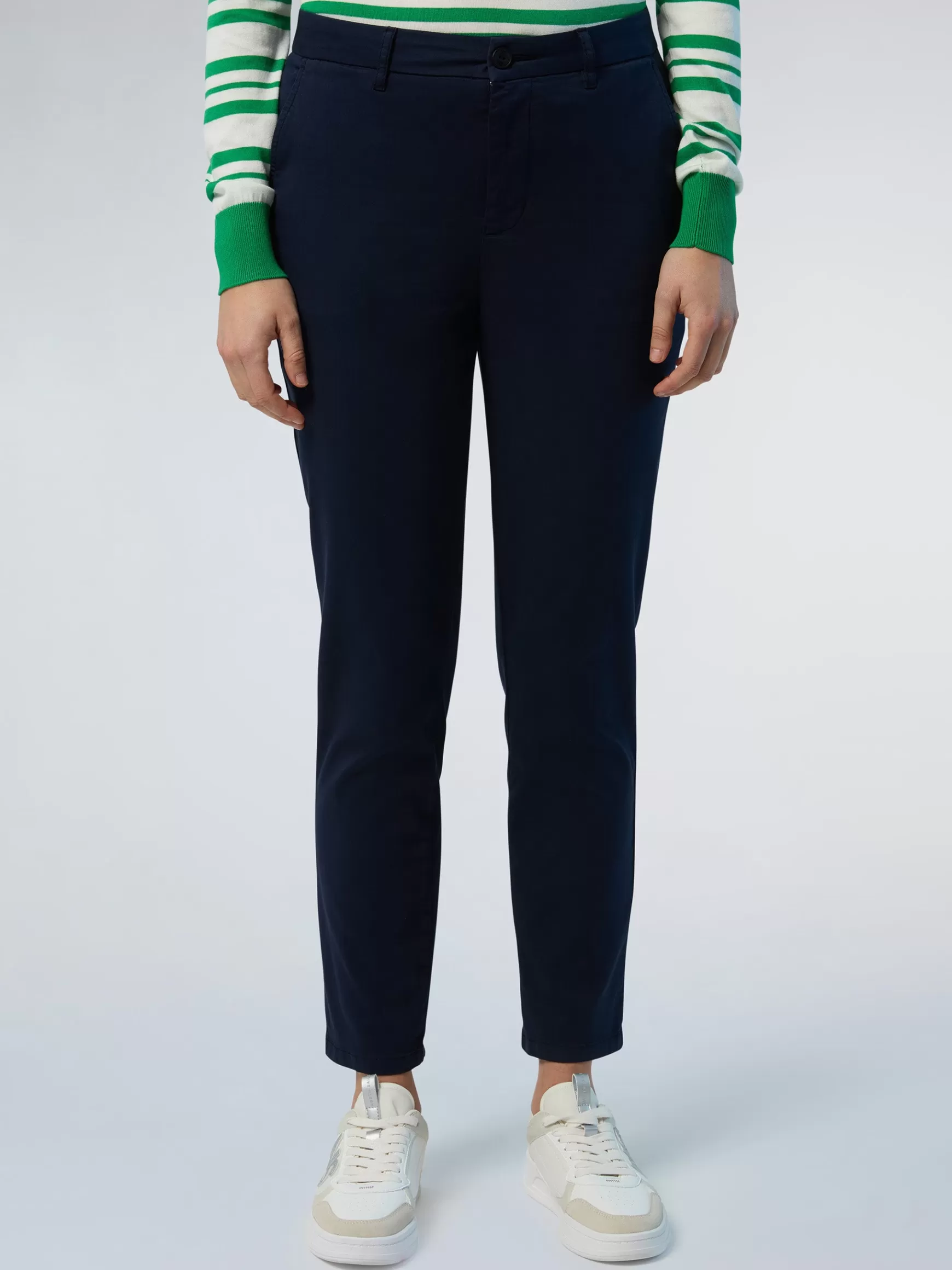 North Sails Pantaloni chino in gabardina>Donna Outlet | Pantaloni