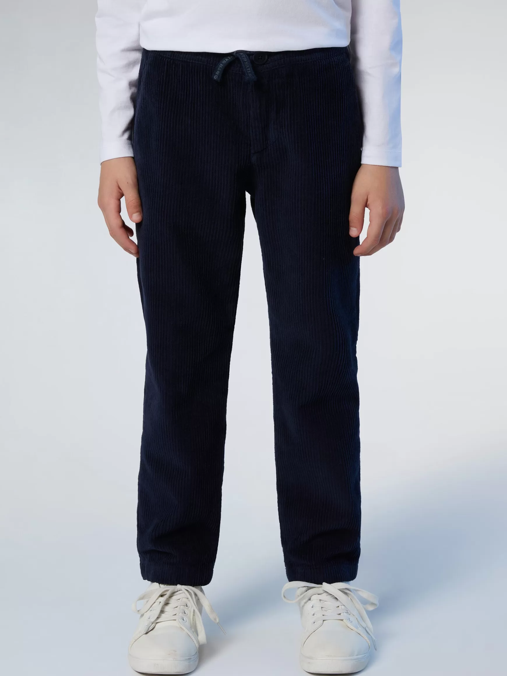North Sails Pantaloni chino in velluto stretch> Pantaloni