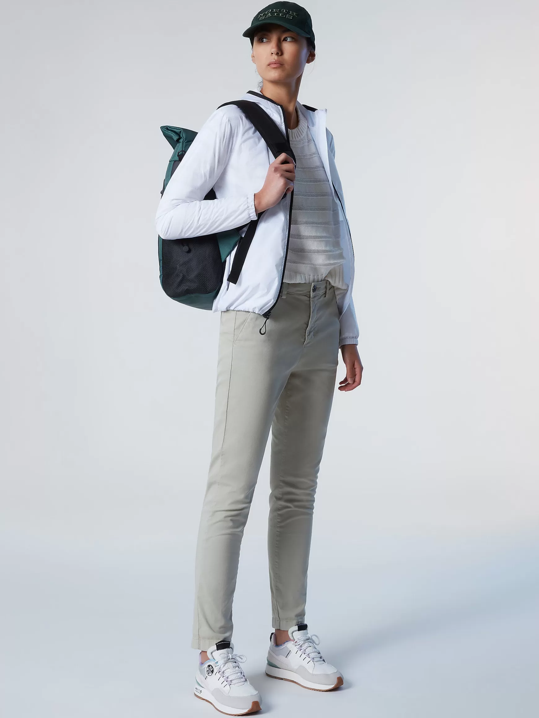 North Sails Pantaloni in cotone organico>Donna Outlet | Pantaloni