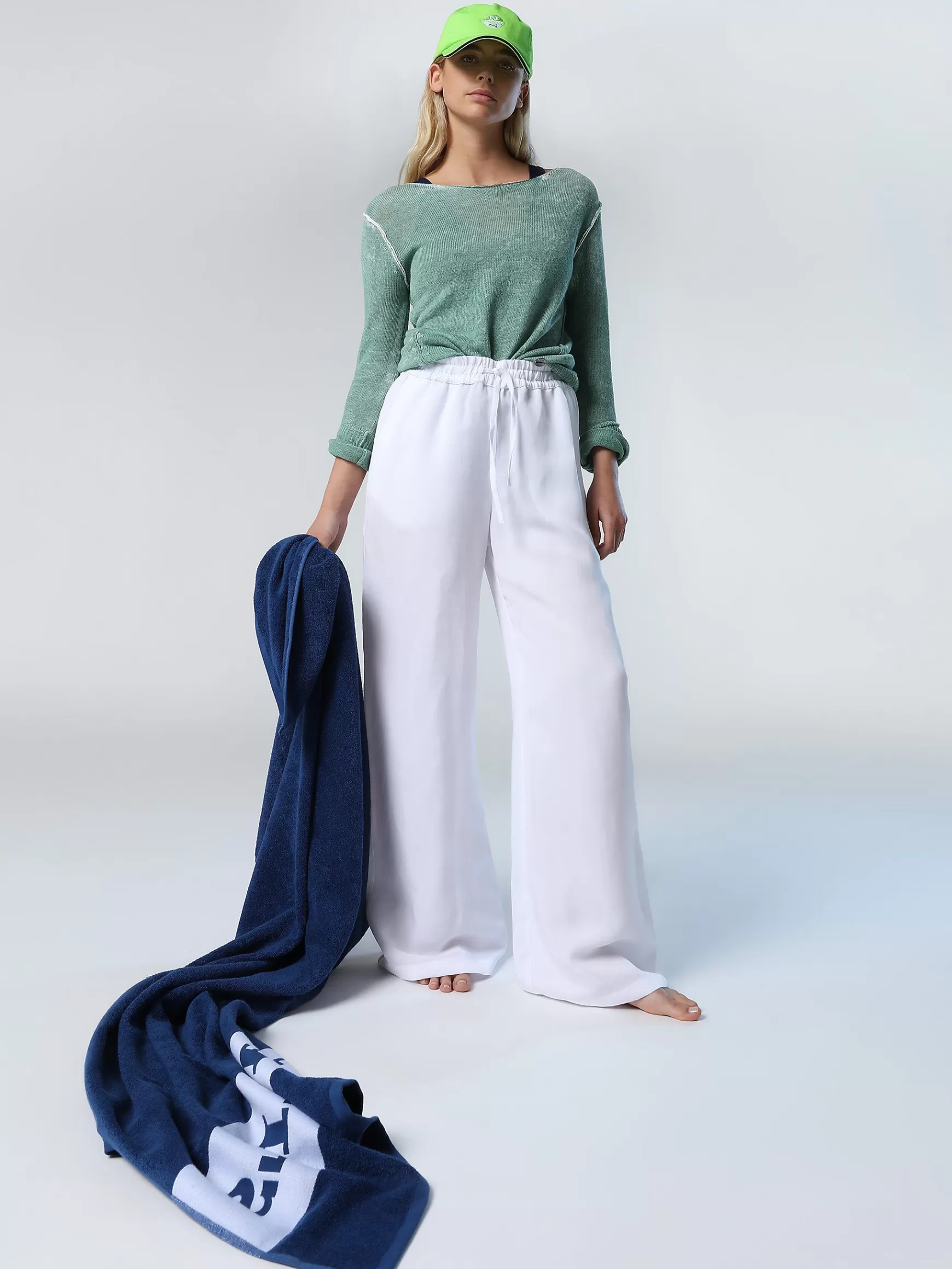 North Sails Pantaloni in lino e tencel>Donna Outlet | Pantaloni