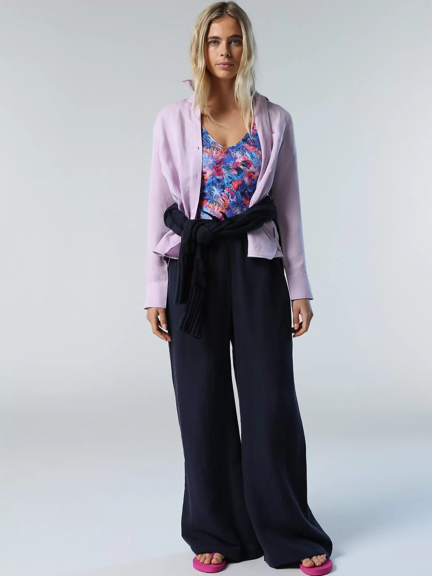 North Sails Pantaloni in lino e tencel>Donna Outlet | Pantaloni