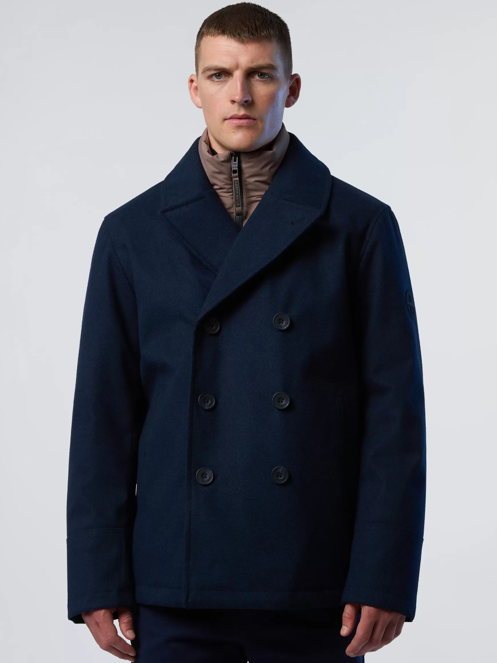 North Sails Peacoat Newport>Uomo Giacche