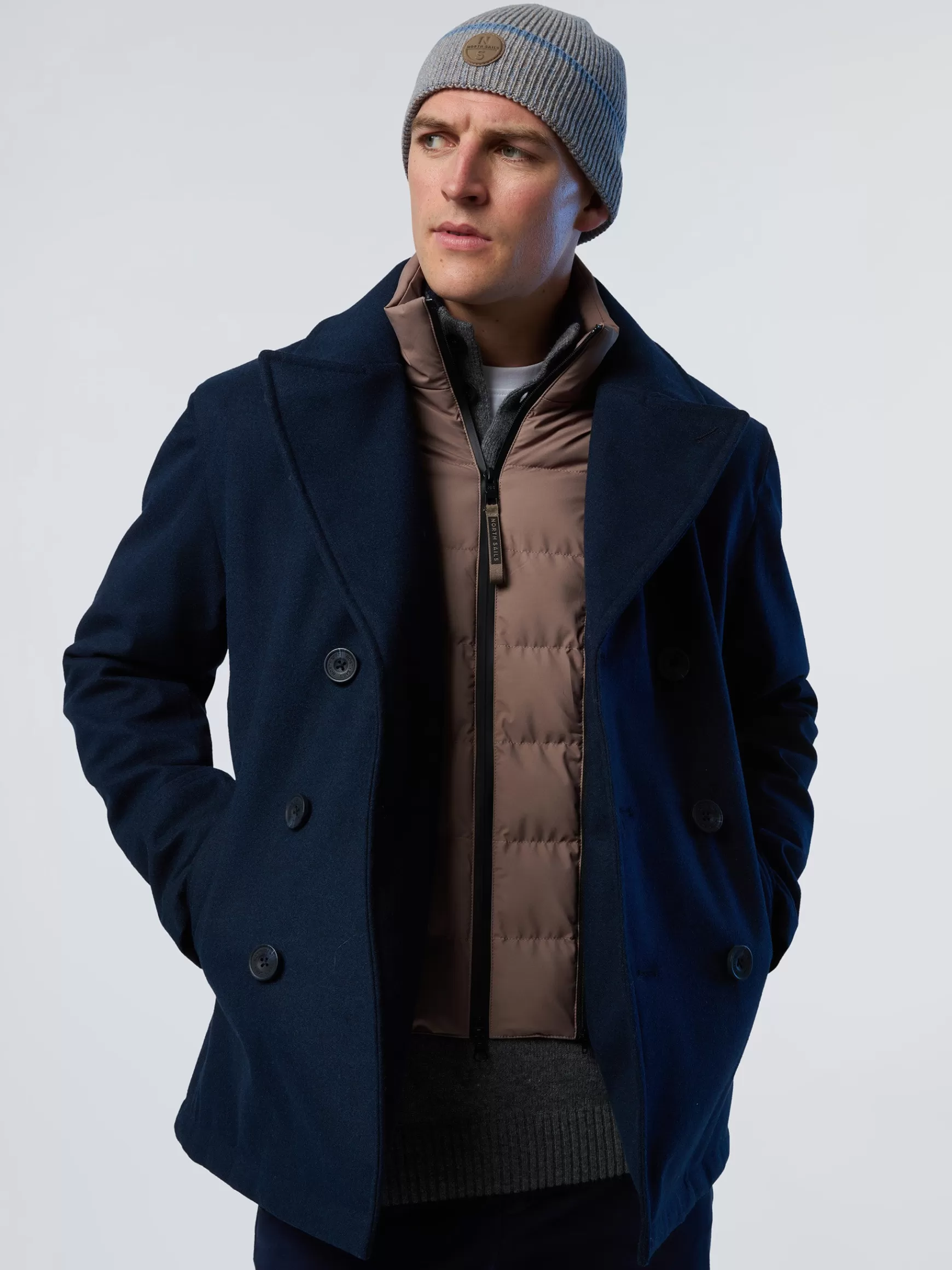 North Sails Peacoat Newport>Uomo Giacche