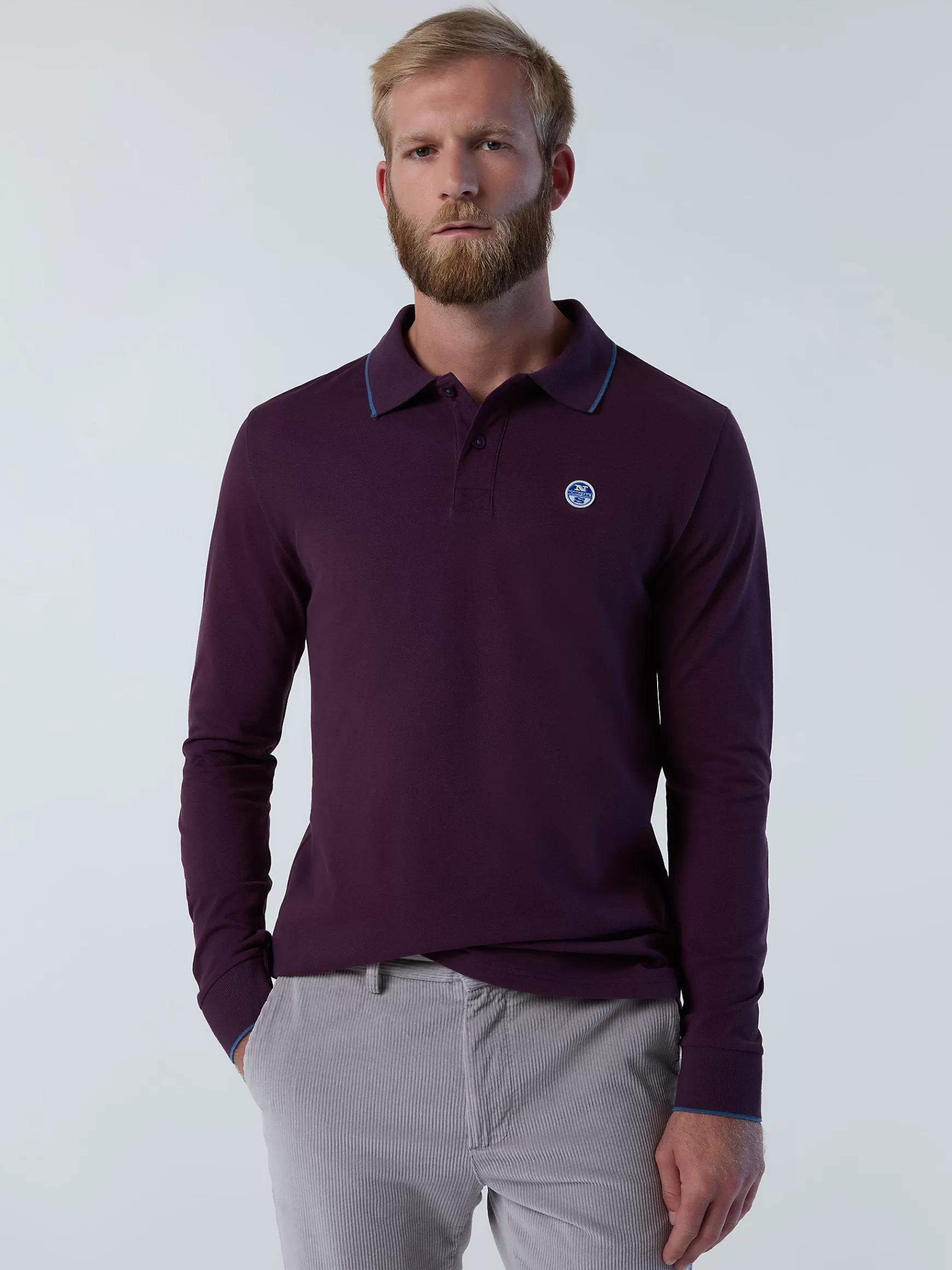 North Sails Polo a maniche lunghe>Uomo Outlet