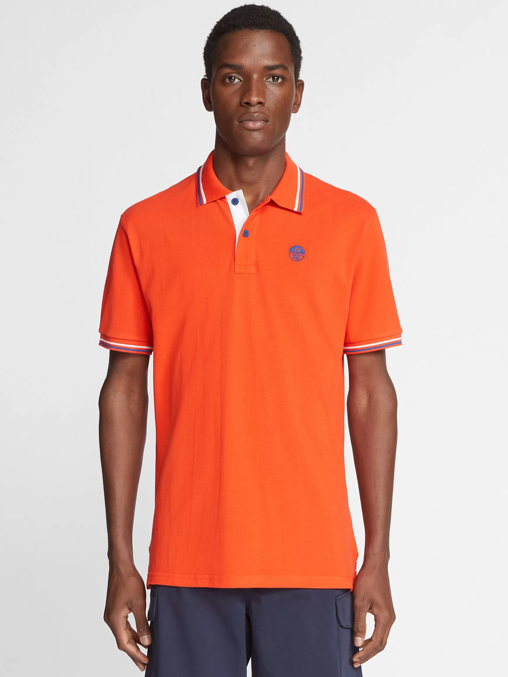 North Sails Polo con bordi a contrasto>Uomo Outlet