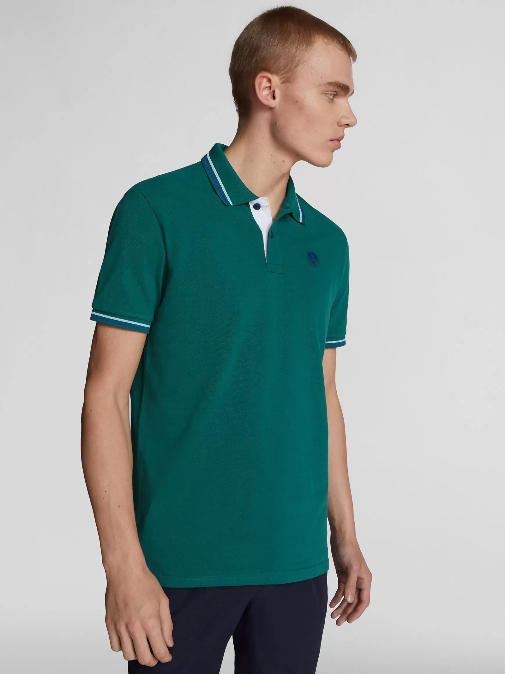 North Sails Polo con bordi a contrasto>Uomo Outlet