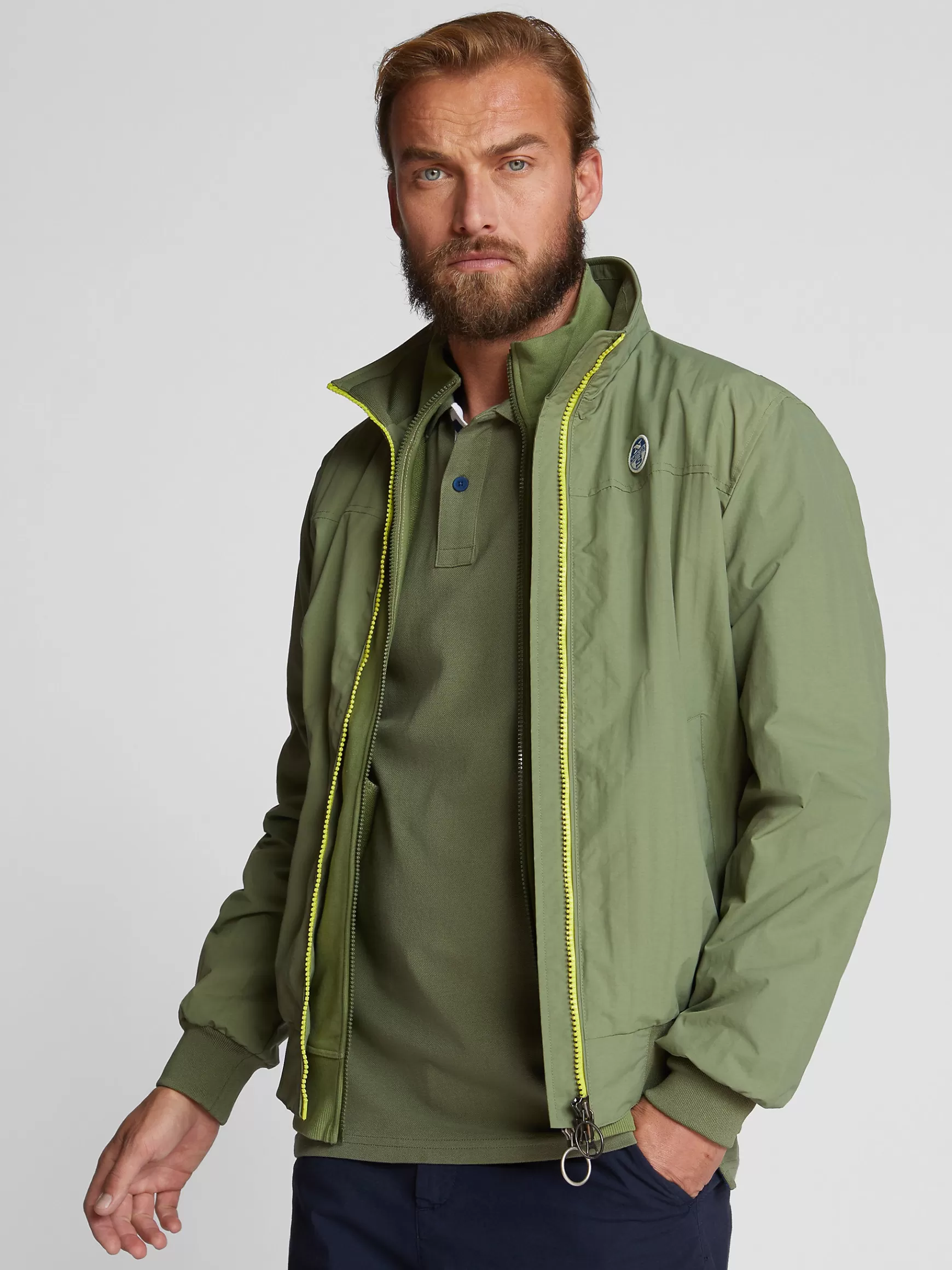 North Sails Polo con bordi a contrasto>Uomo Outlet