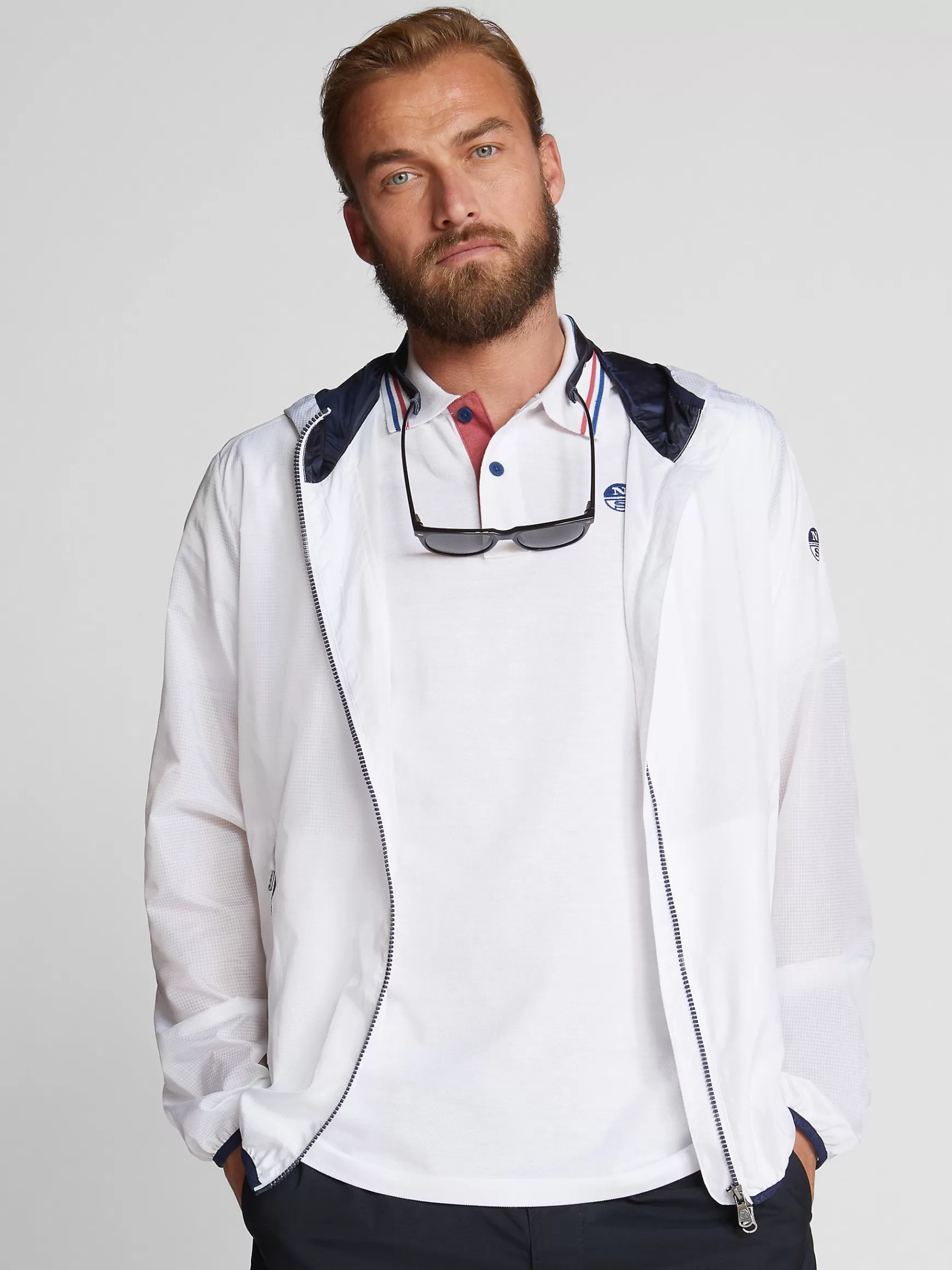 North Sails Polo con bordi a contrasto>Uomo Outlet
