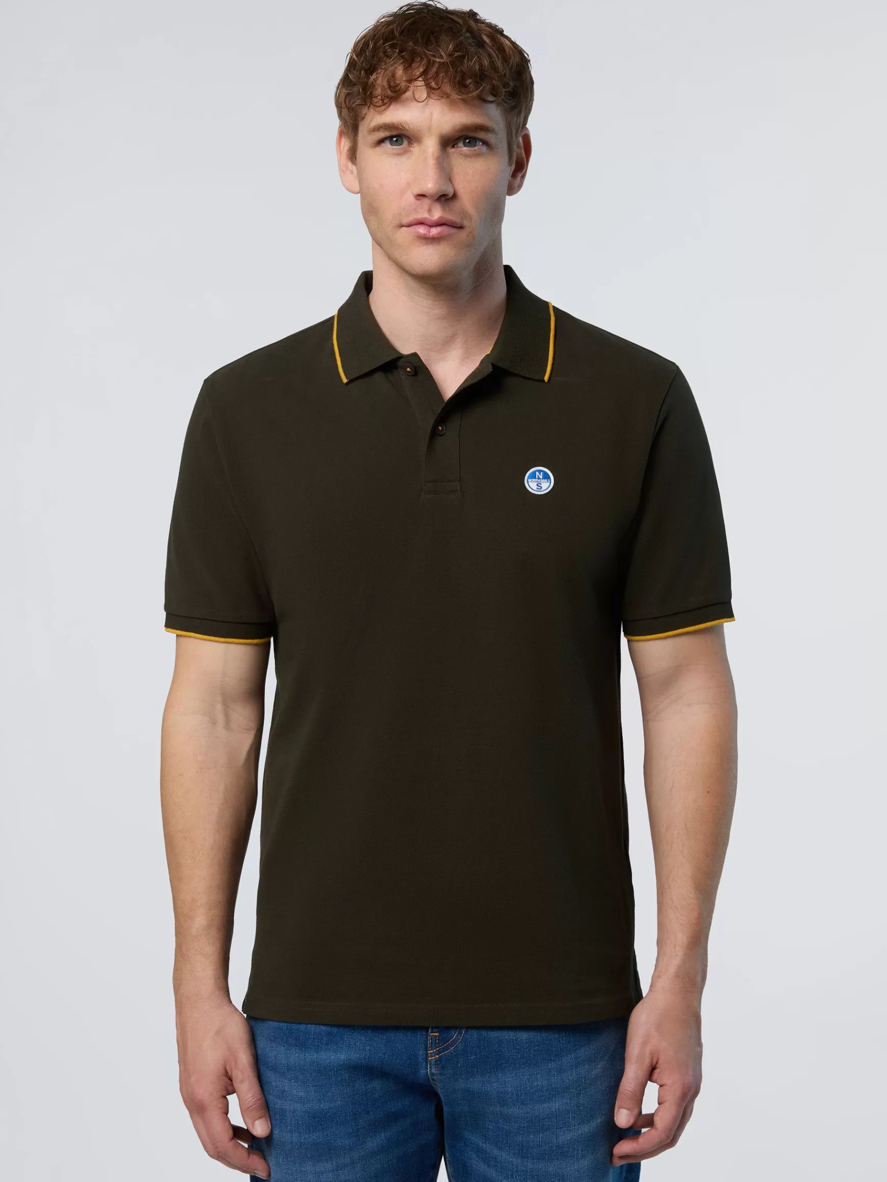 North Sails Polo con colletto logato>Uomo Outlet