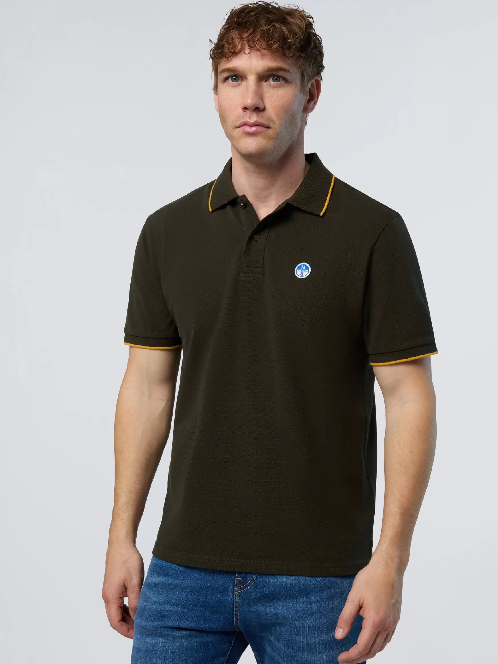 North Sails Polo con colletto logato>Uomo Outlet