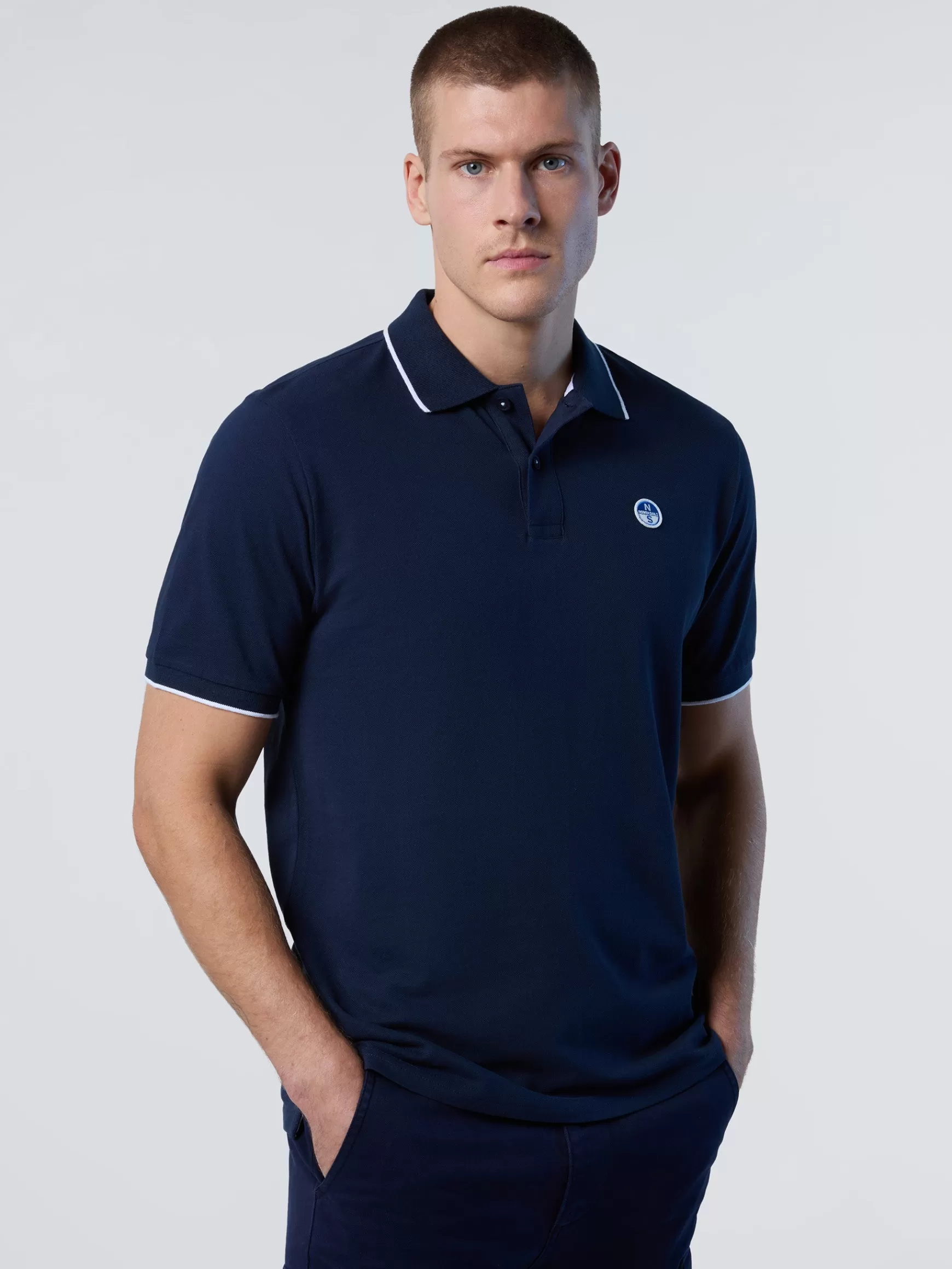 North Sails Polo con colletto logato>Uomo Outlet