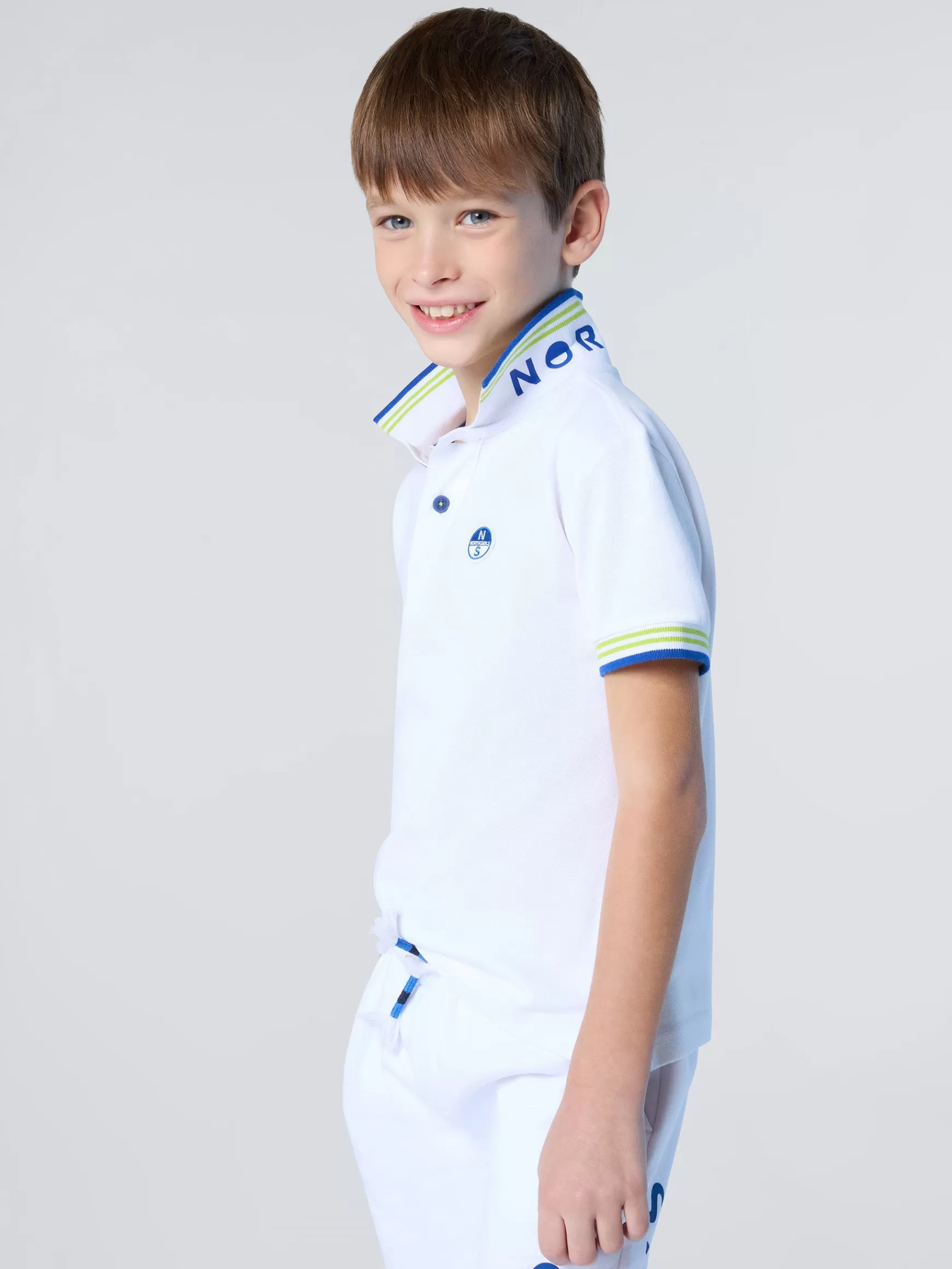 North Sails Polo con dettagli a righe> Outlet | Polo