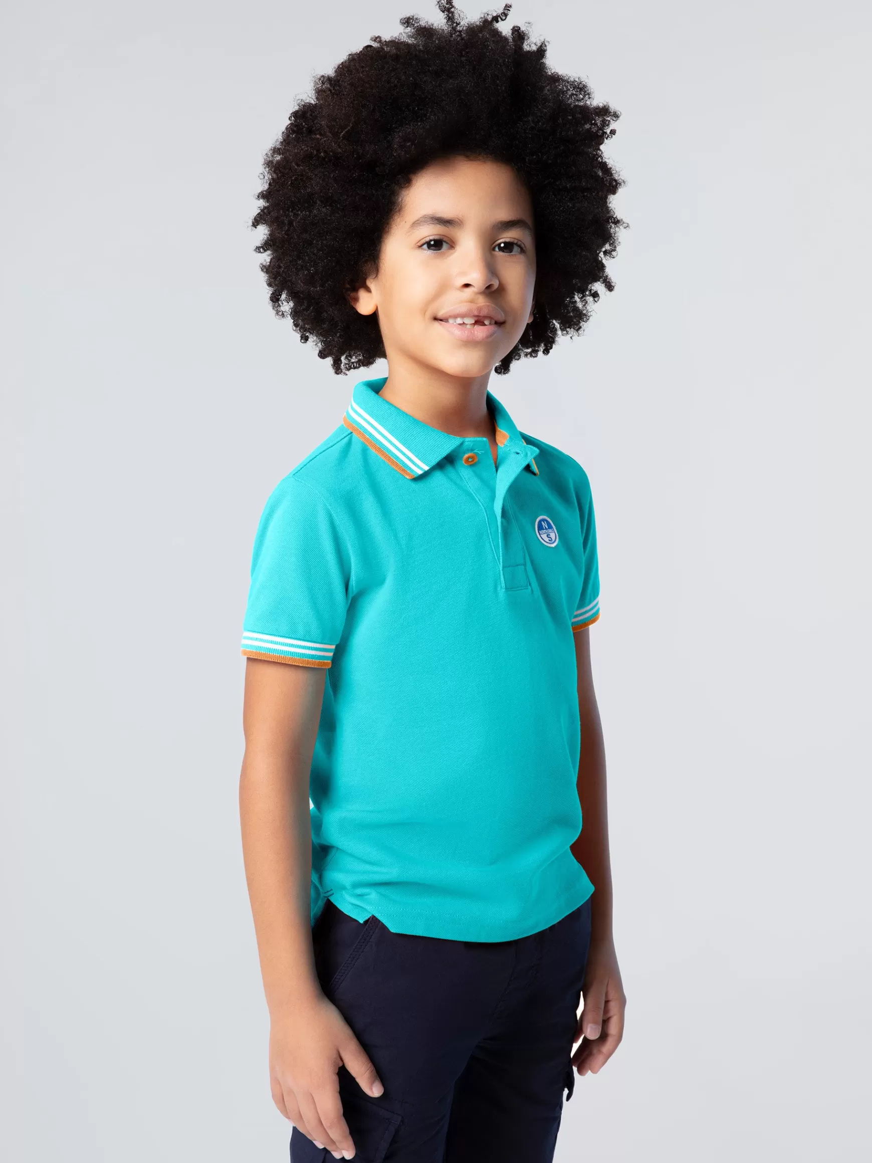 North Sails Polo con dettagli a righe> Outlet | Polo