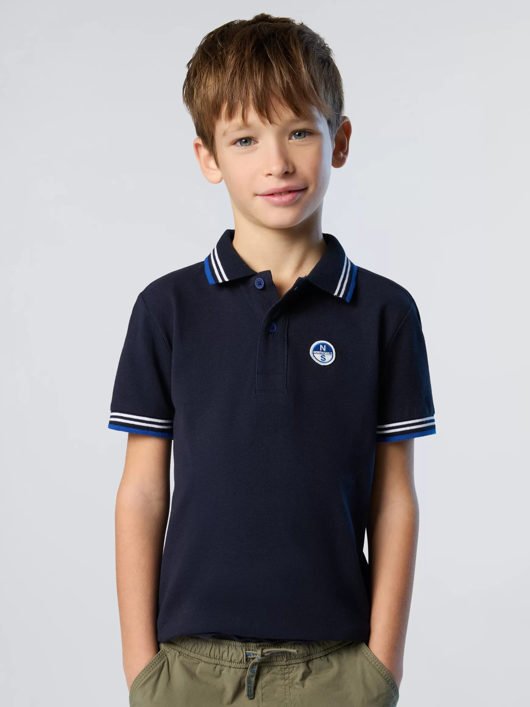 North Sails Polo con dettagli a righe> Outlet | Polo