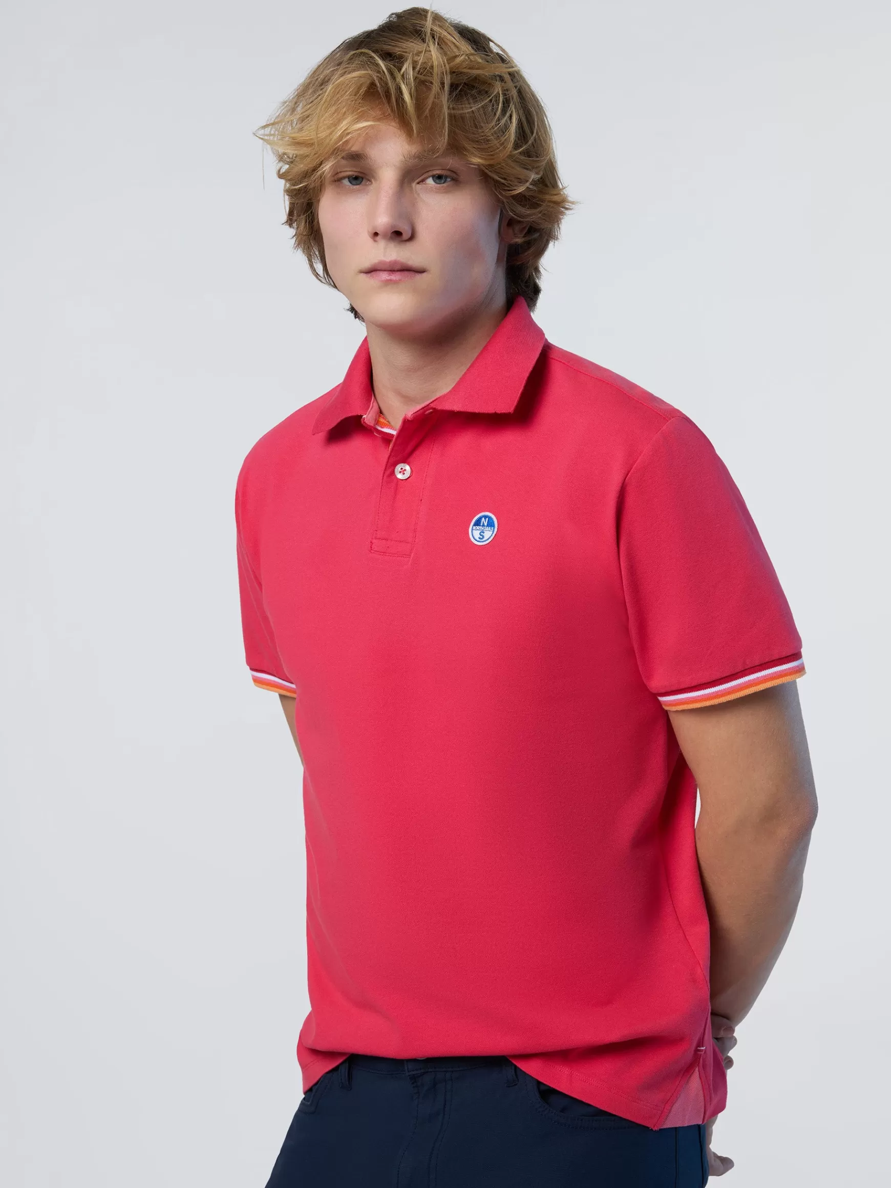 North Sails Polo con dettagli a righe>Uomo Outlet | Outlet