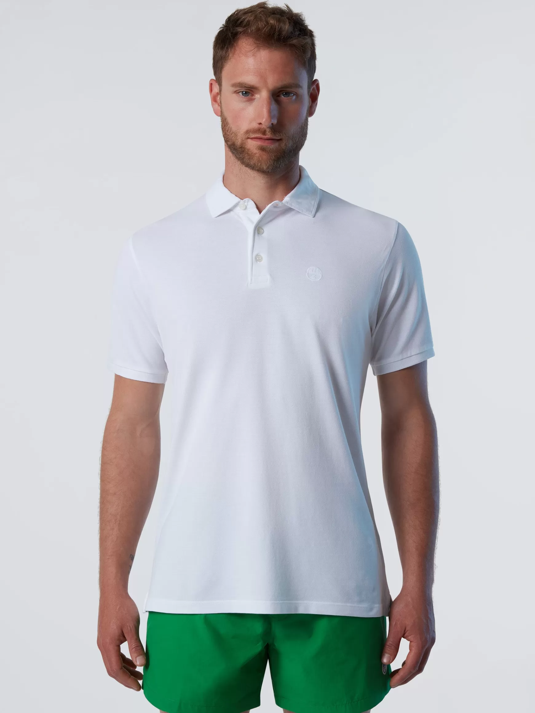 North Sails Polo con logo ricamato>Uomo Outlet