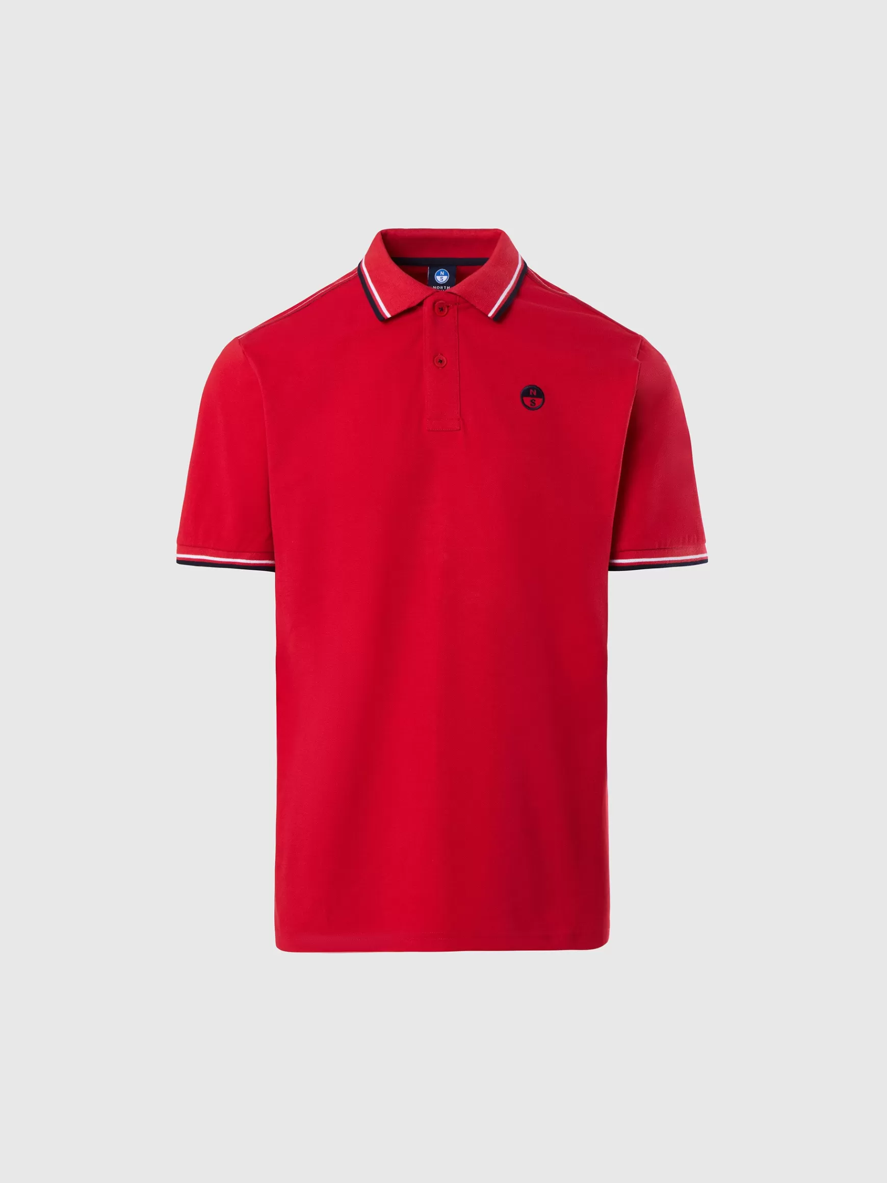 North Sails Polo con logo ricamato>Uomo Outlet