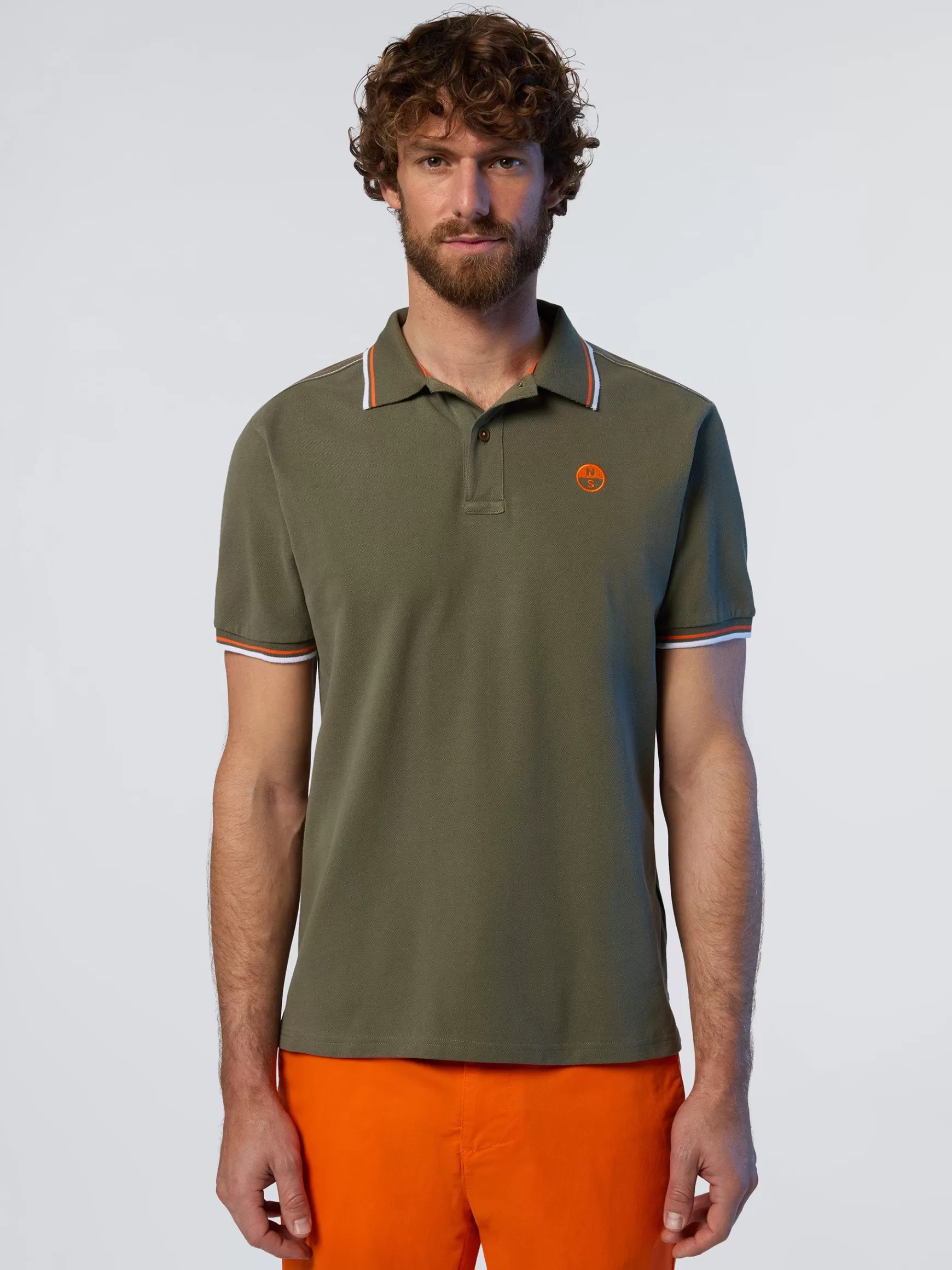 North Sails Polo con logo ricamato>Uomo Outlet