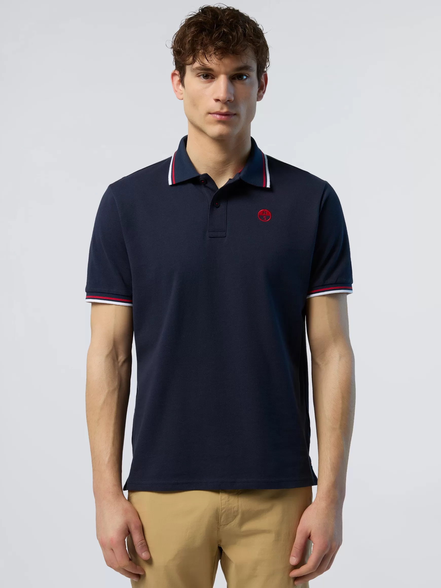 North Sails Polo con logo ricamato>Uomo Outlet
