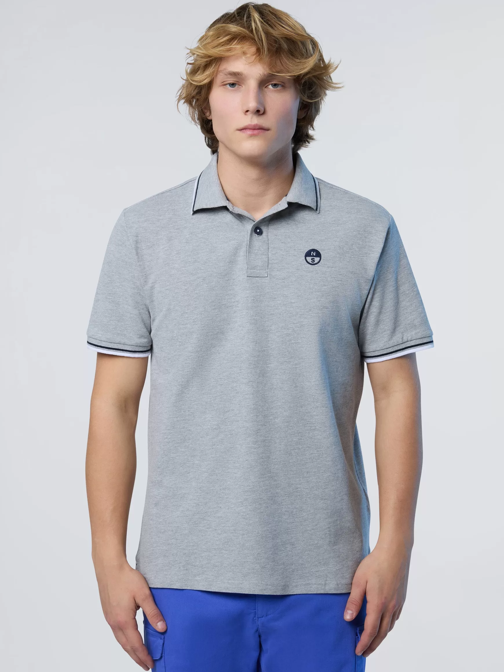 North Sails Polo con logo ricamato>Uomo Outlet
