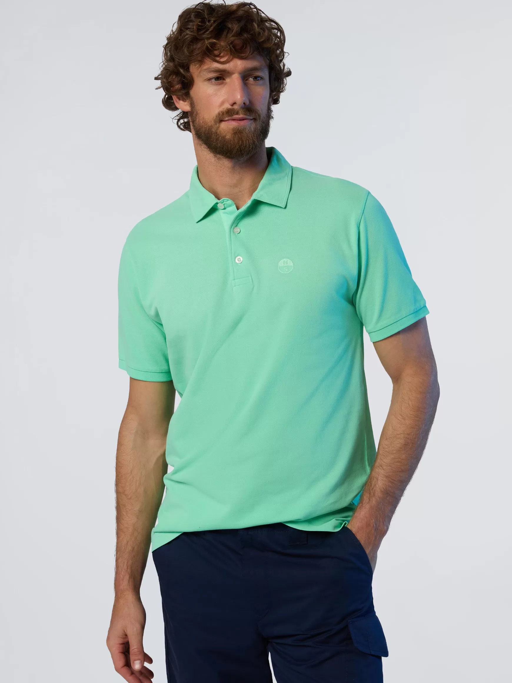 North Sails Polo con logo ricamato>Uomo Outlet