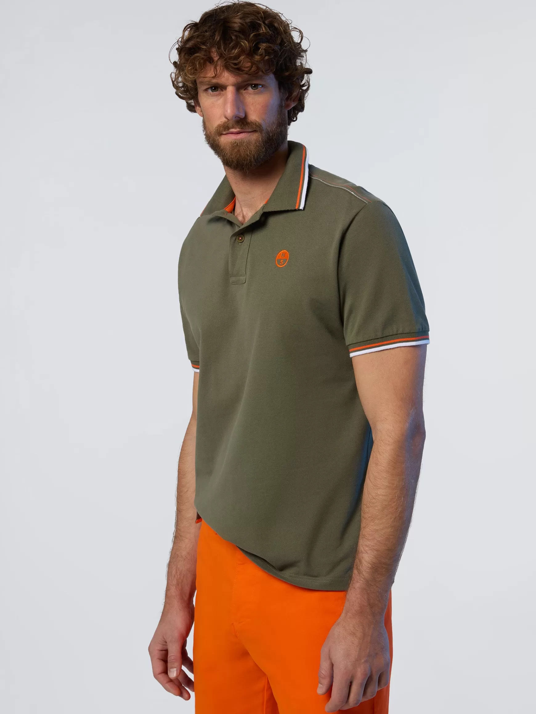 North Sails Polo con logo ricamato>Uomo Outlet