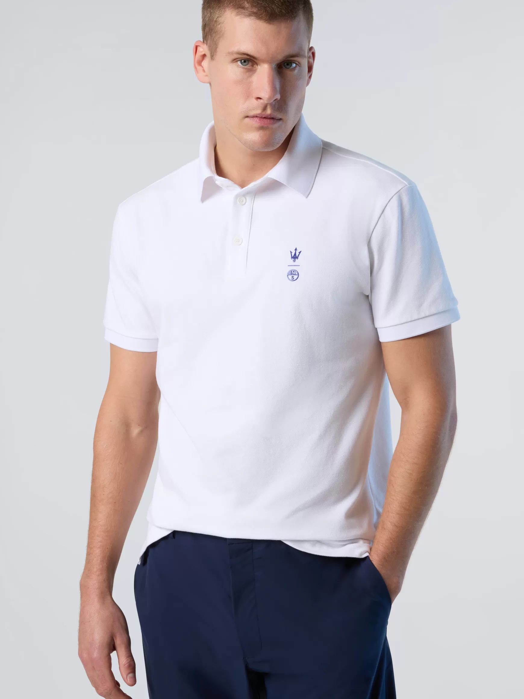 North Sails Polo con motivo a righe>Uomo Outlet | Outlet