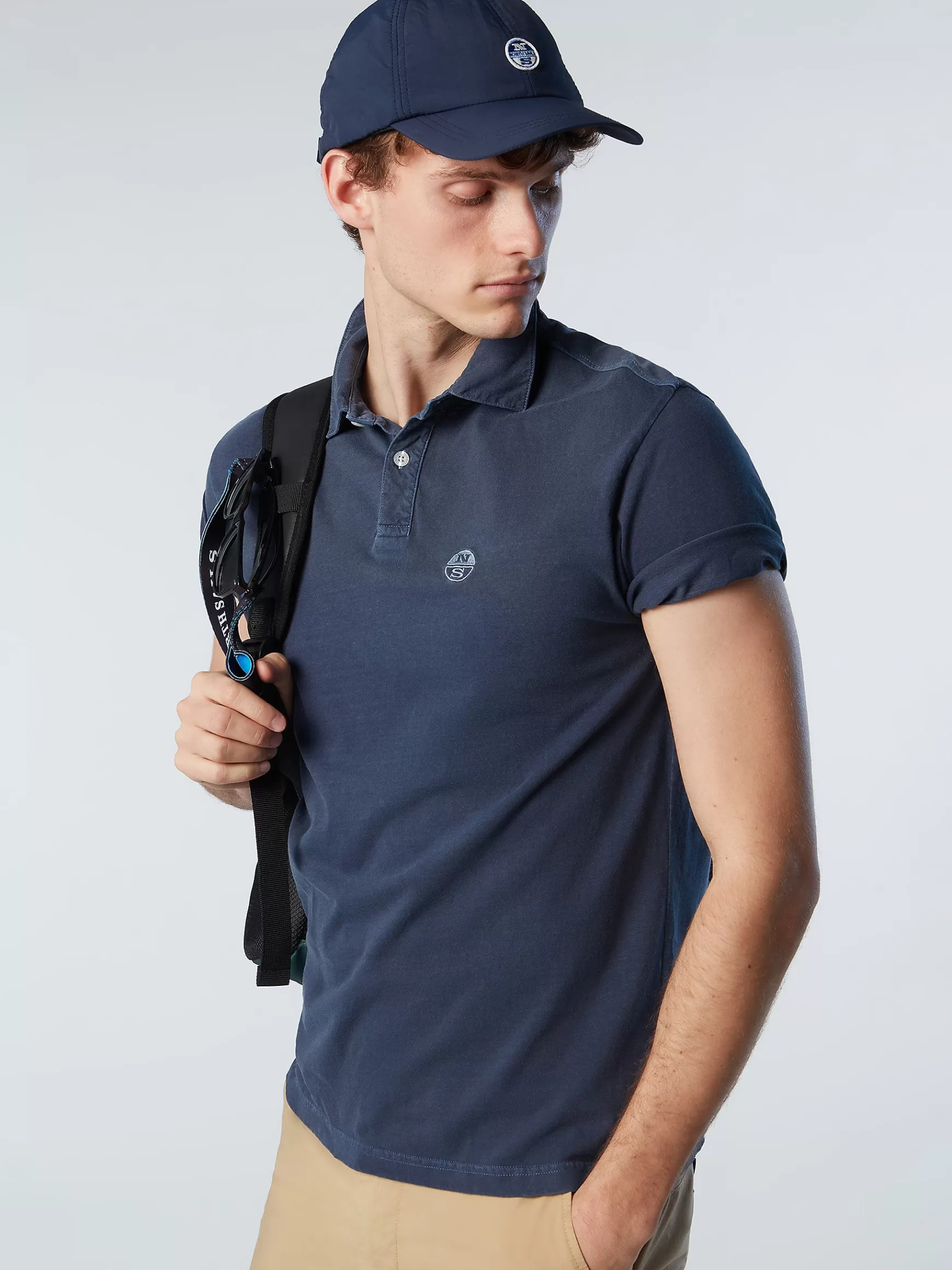 North Sails Polo in jersey riciclato>Uomo Outlet