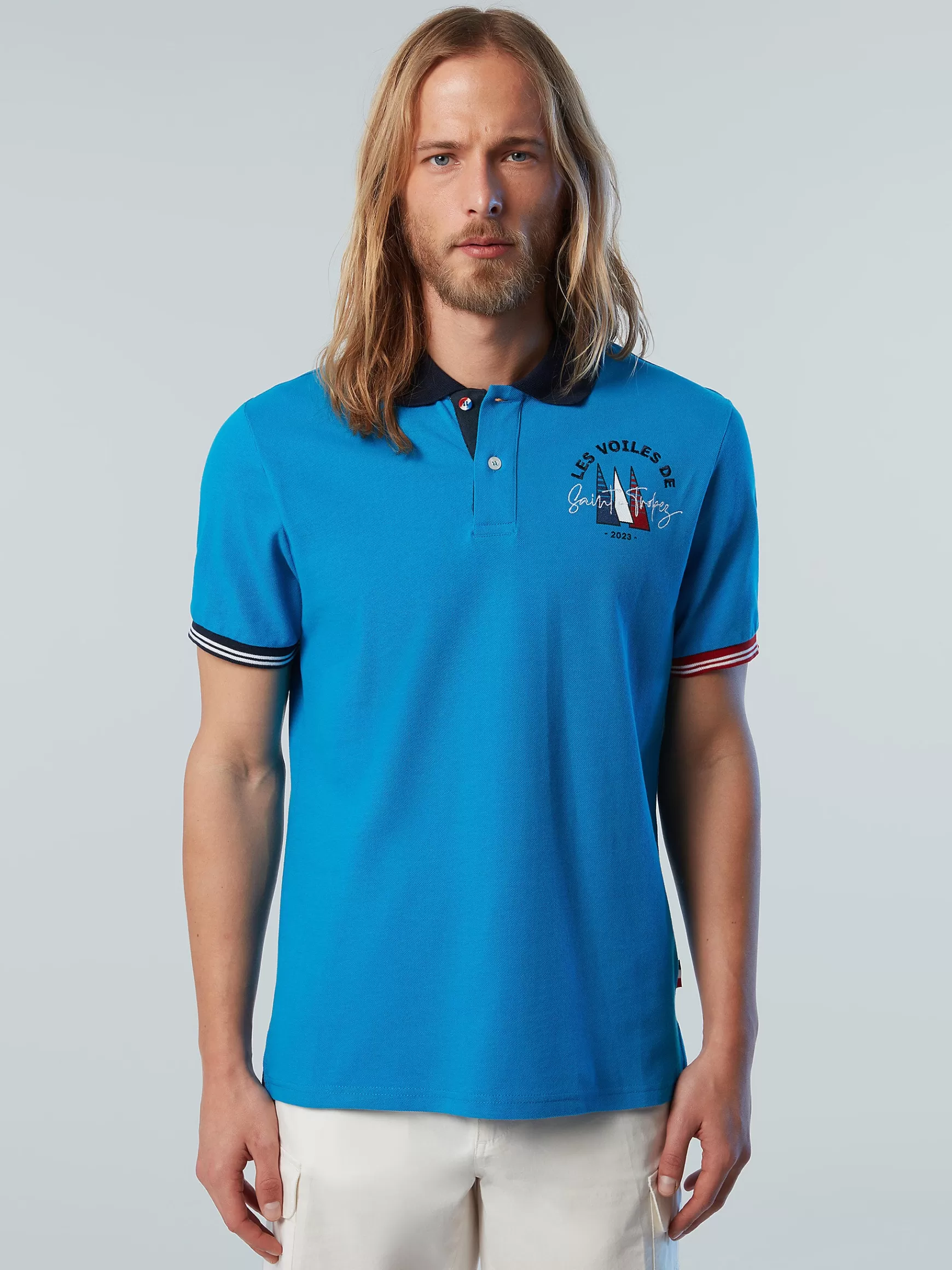 North Sails Polo in piquet Saint-Tropez>Uomo Outlet