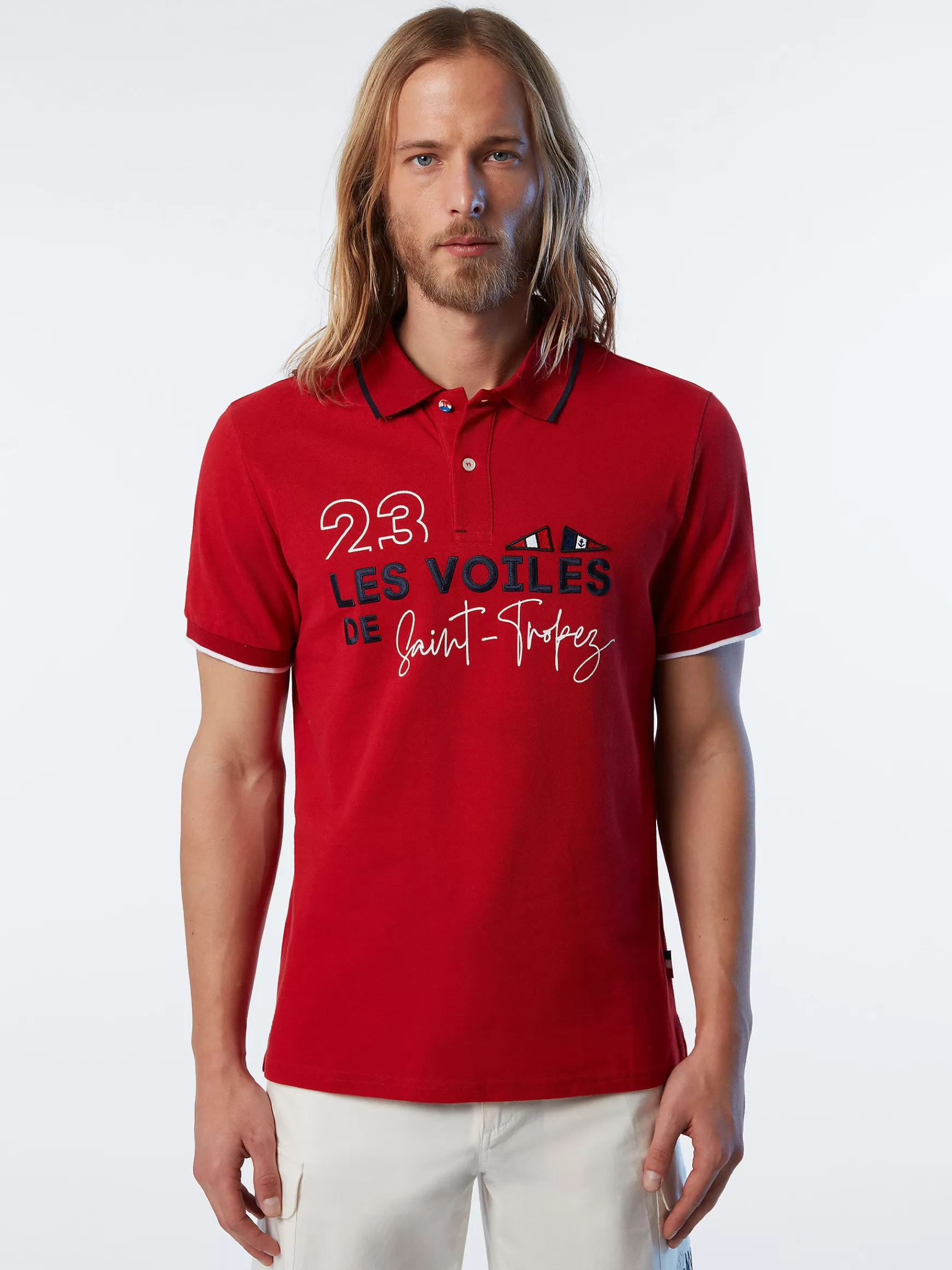 North Sails Polo in piquet Saint-Tropez>Uomo Outlet