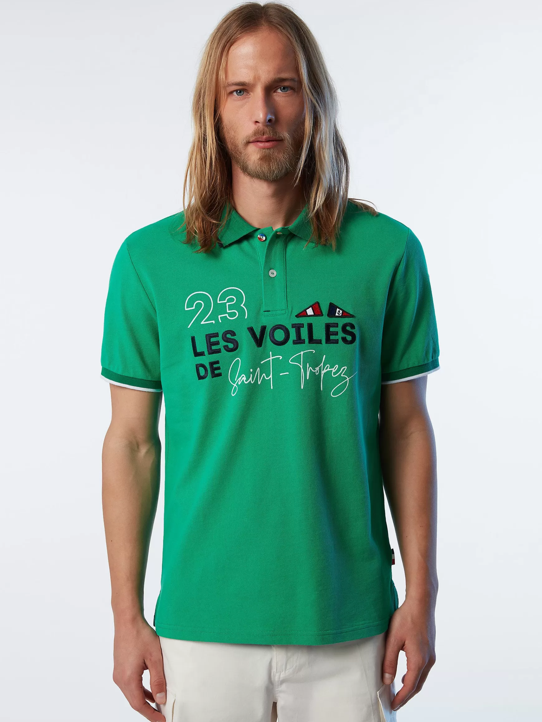 North Sails Polo in piquet Saint-Tropez>Uomo Outlet