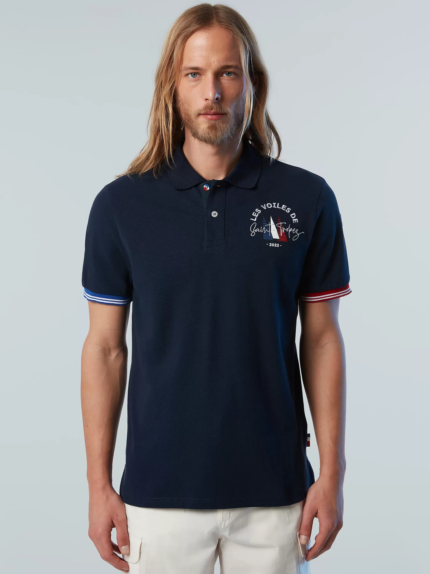 North Sails Polo in piquet Saint-Tropez>Uomo Outlet