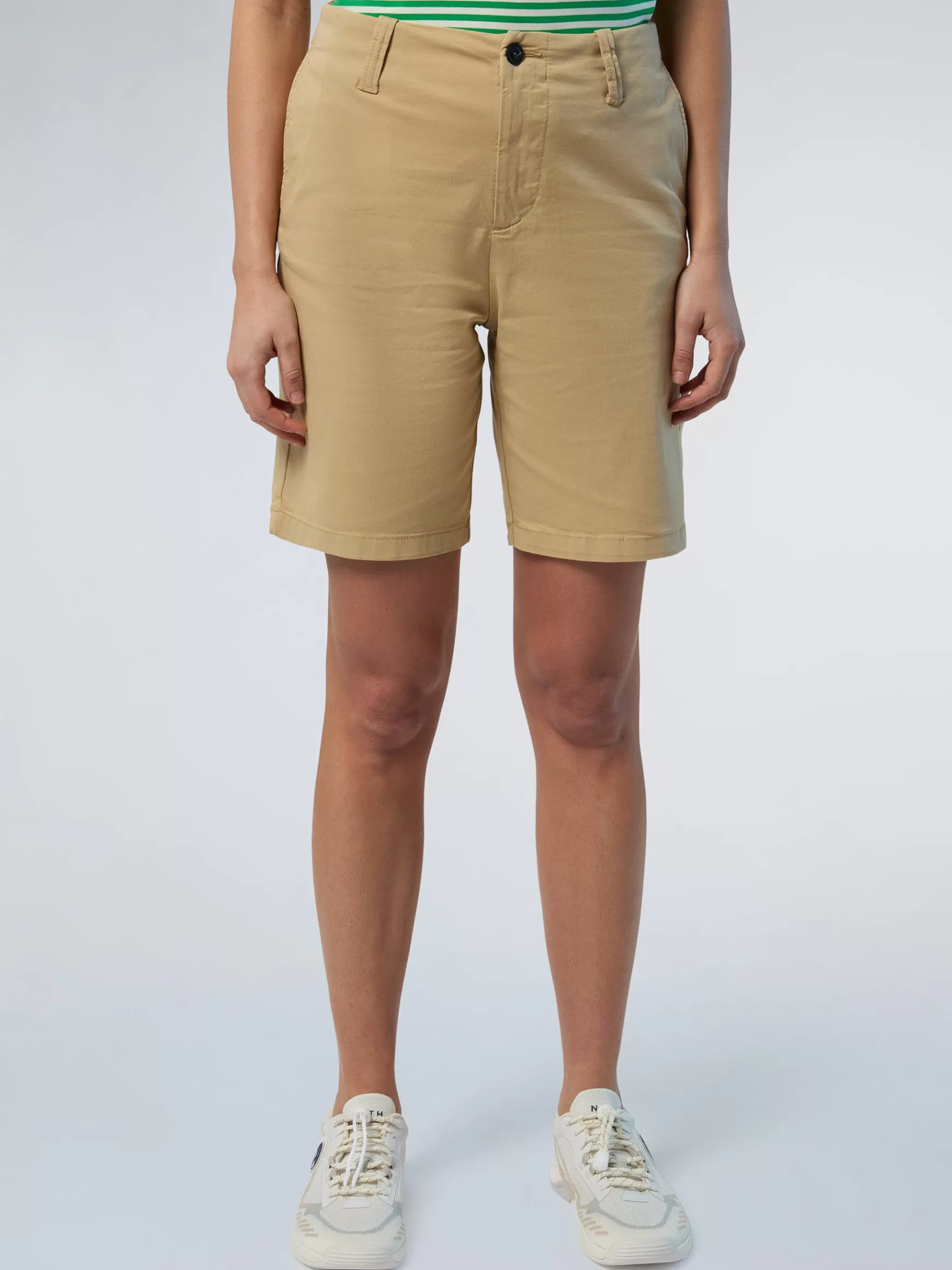 North Sails Shorts chino in gabardina>Donna Outlet | Pantaloncini