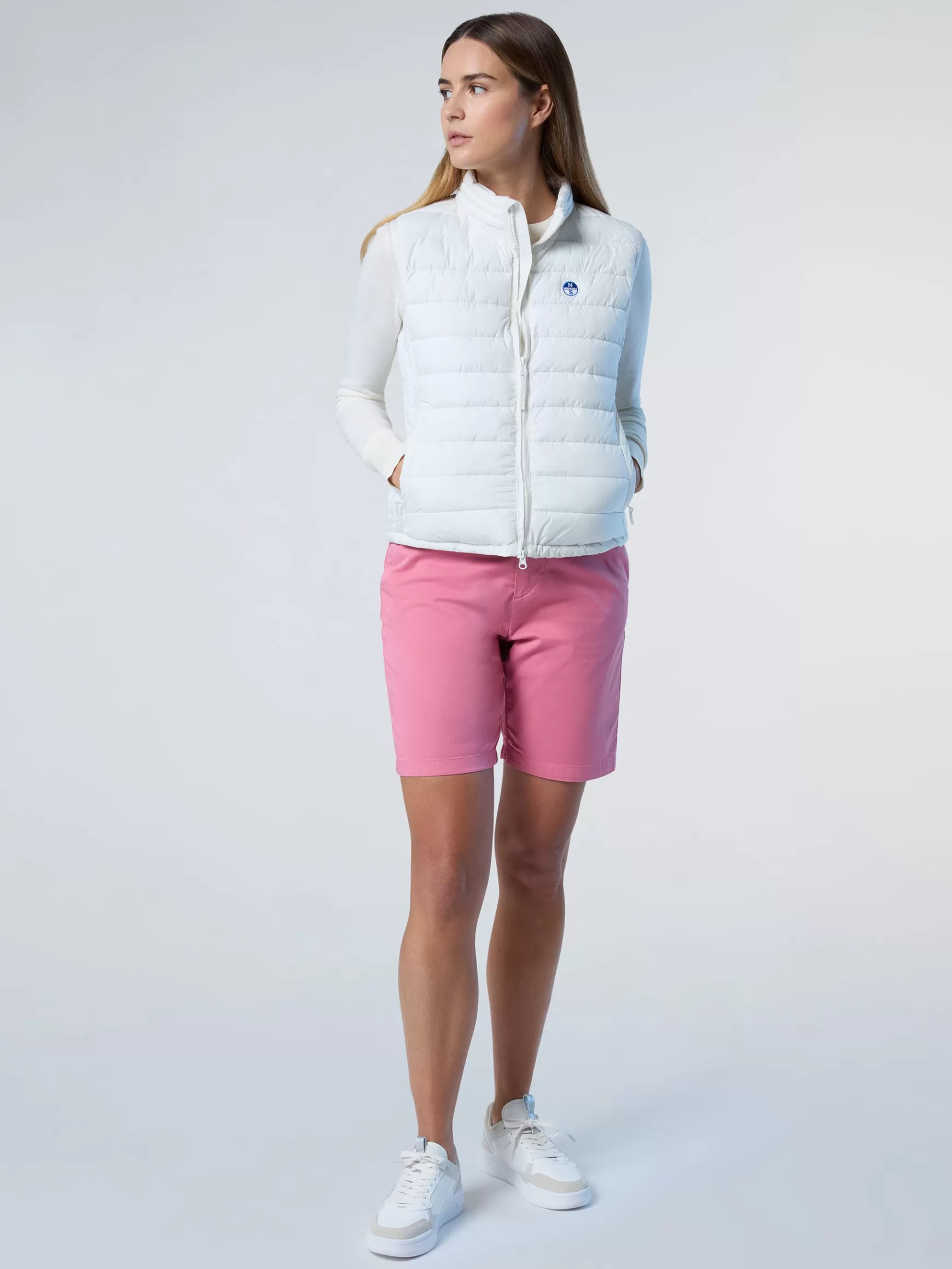 North Sails Shorts chino in gabardina>Donna Outlet | Pantaloncini