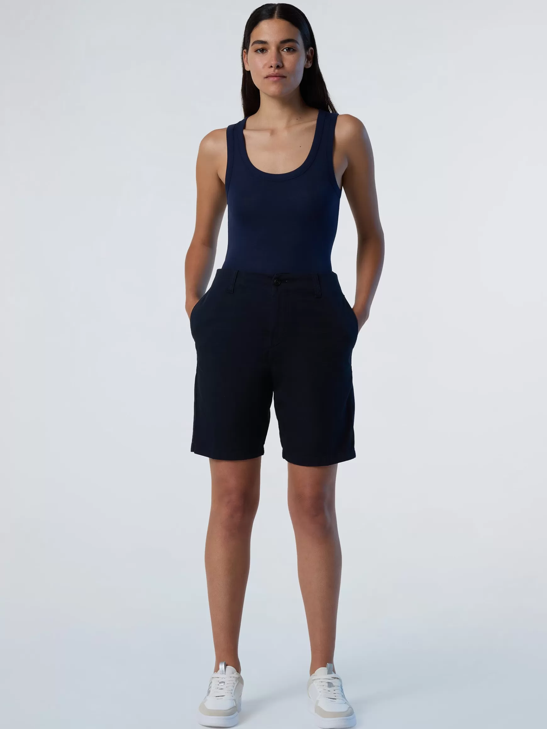 North Sails Shorts chino in gabardina>Donna Outlet | Pantaloncini