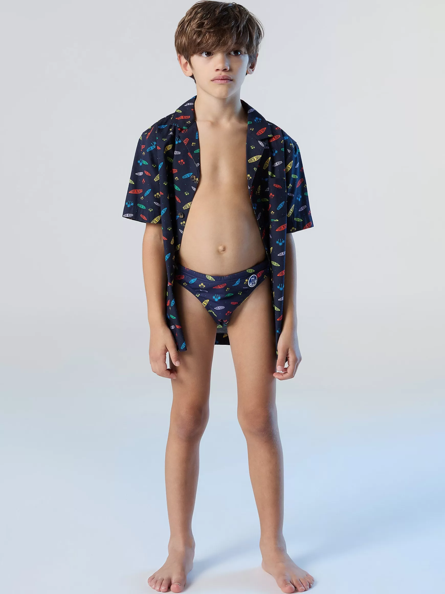 North Sails Slip mare con patch logo> Outlet | Costumi Da Bagno