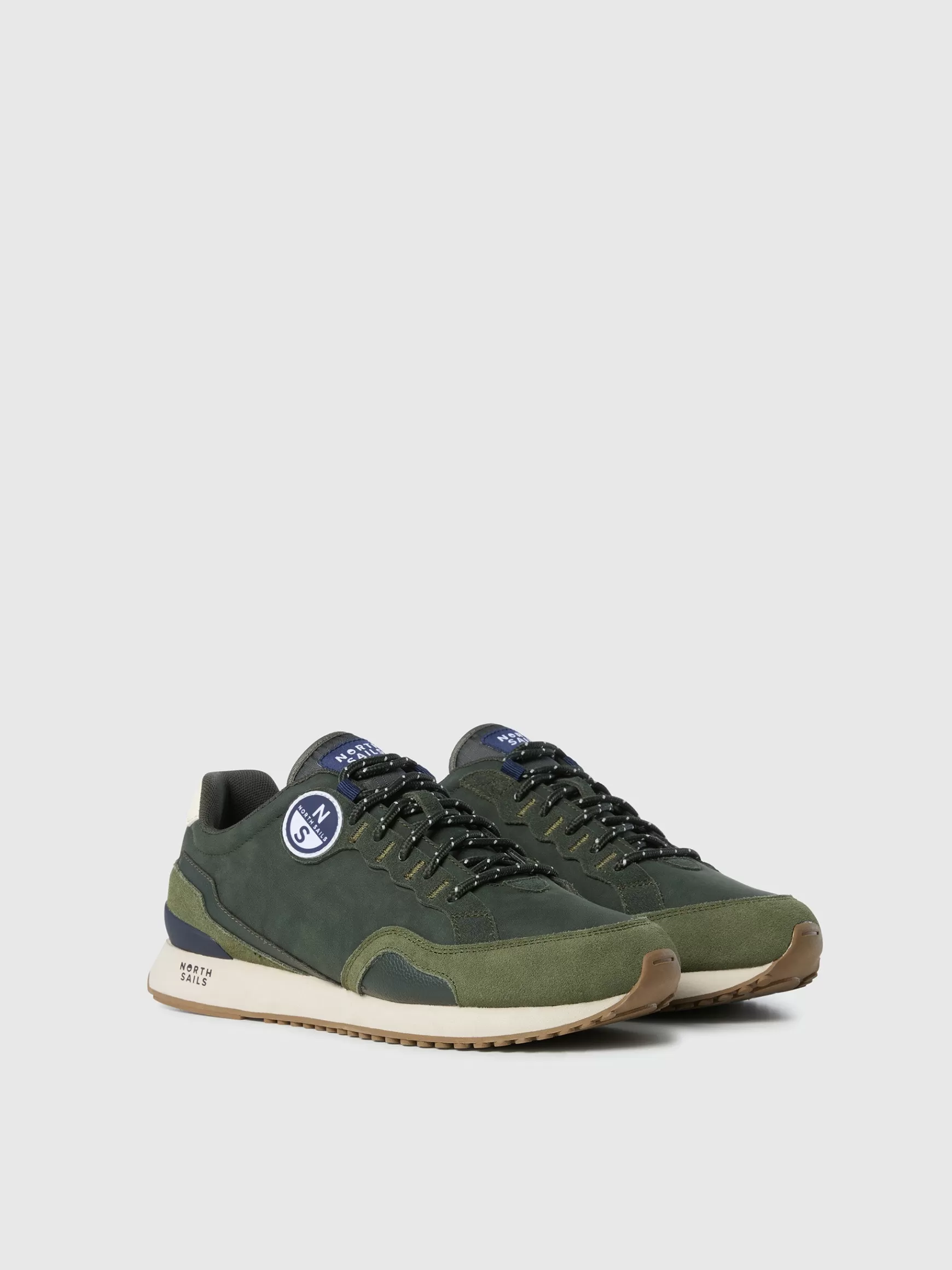 North Sails Sneaker with logo patch>Uomo Calzature