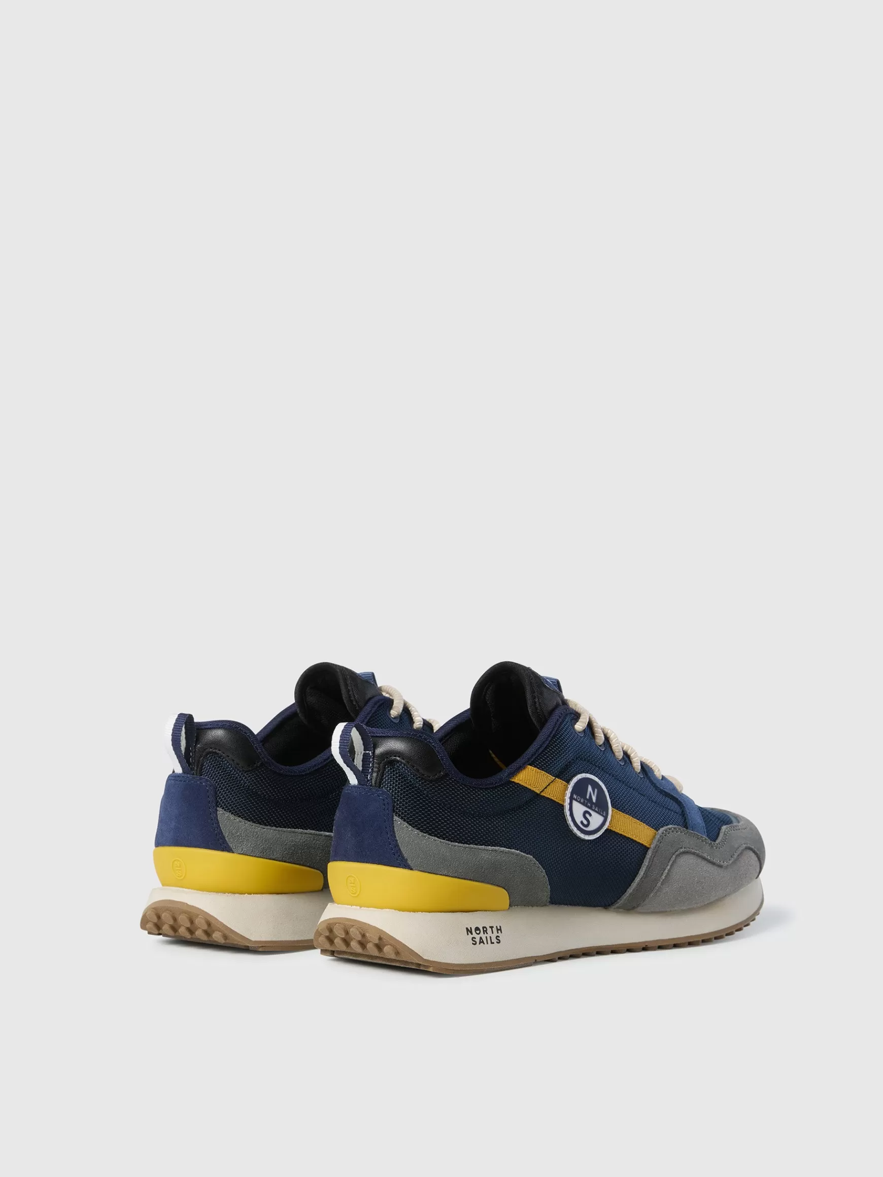 North Sails Technical fabric and suede sneaker>Uomo Calzature