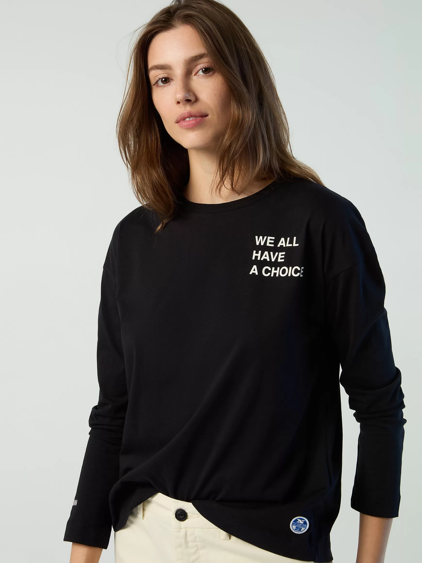 North Sails T-shirt a maniche lunghe>Donna Outlet | T-shirts