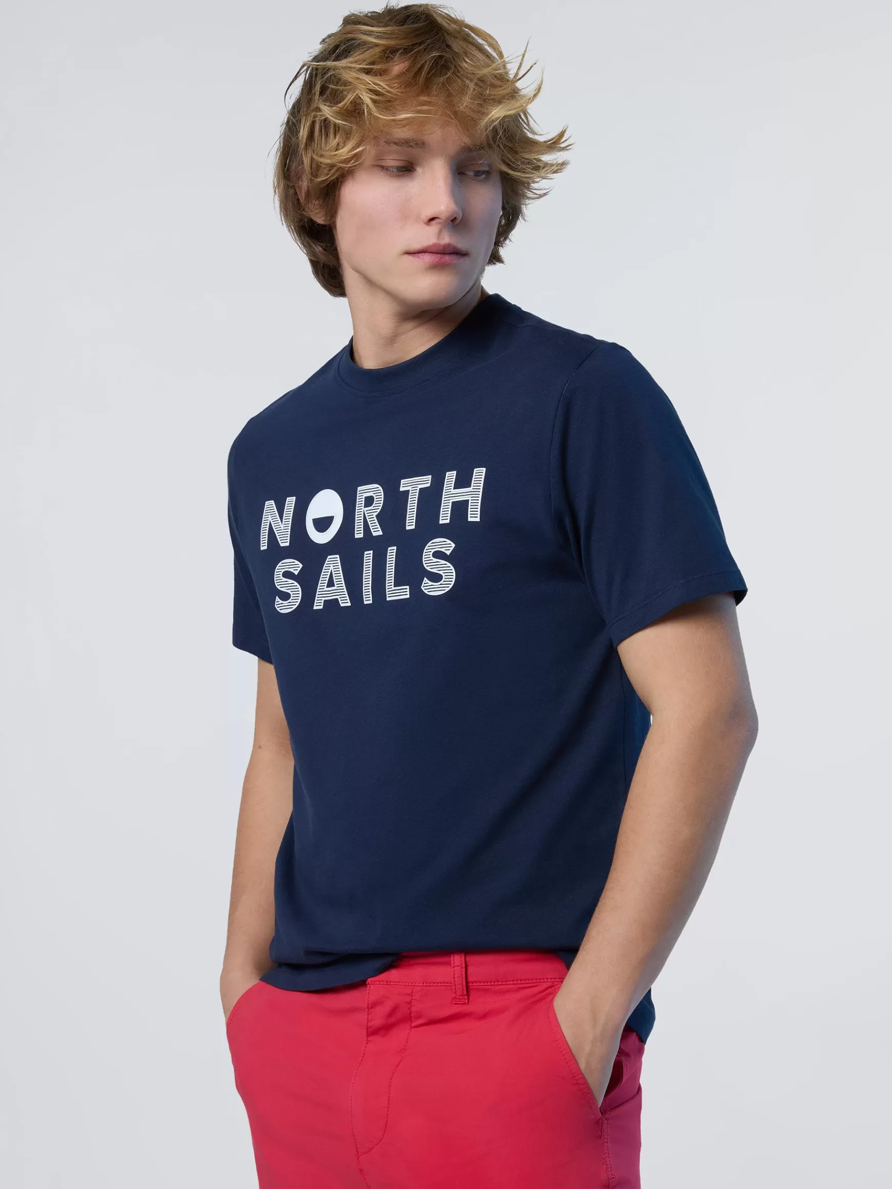 North Sails T-shirt con logo stampato>Uomo Outlet