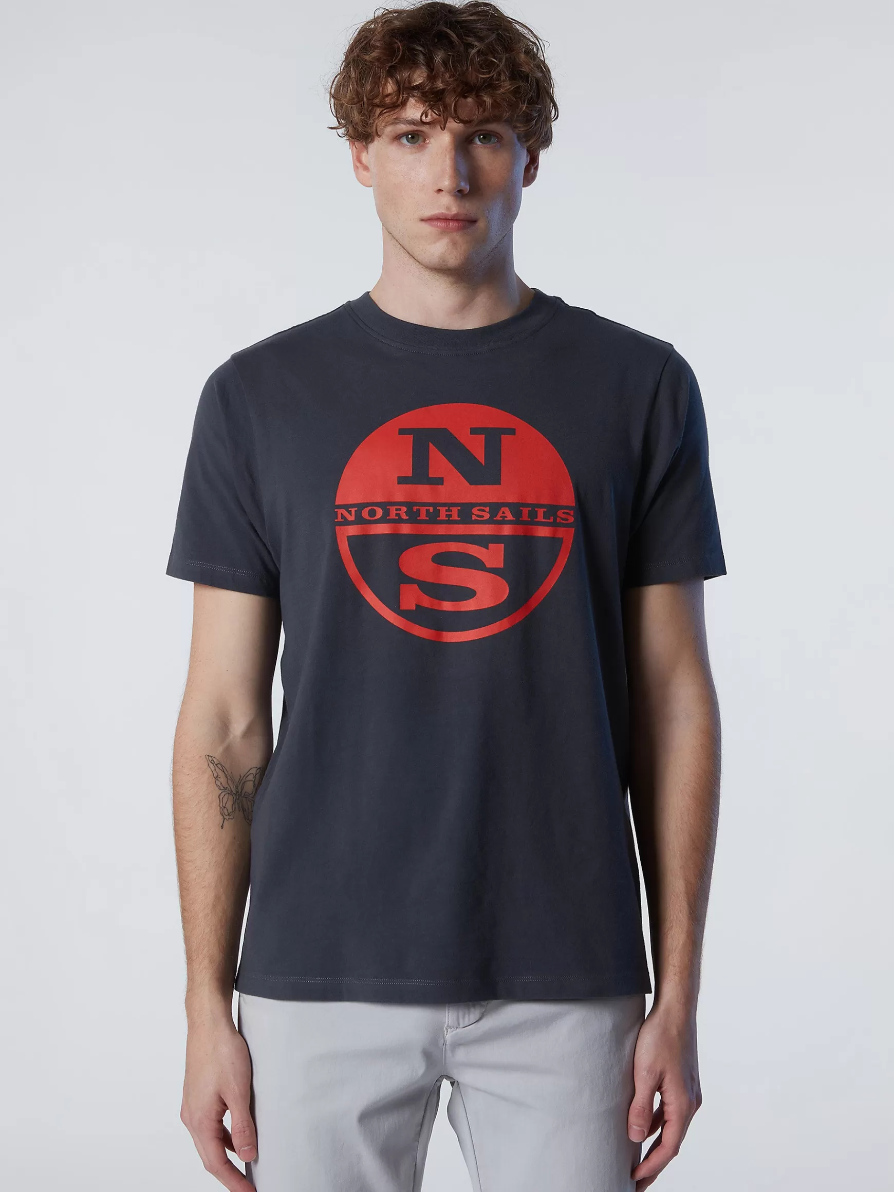 North Sails T-shirt con maxi logo>Uomo Outlet
